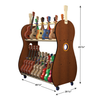 The Band Room  Mobile 30-Multi-Size Ukulele Rack BRUM30