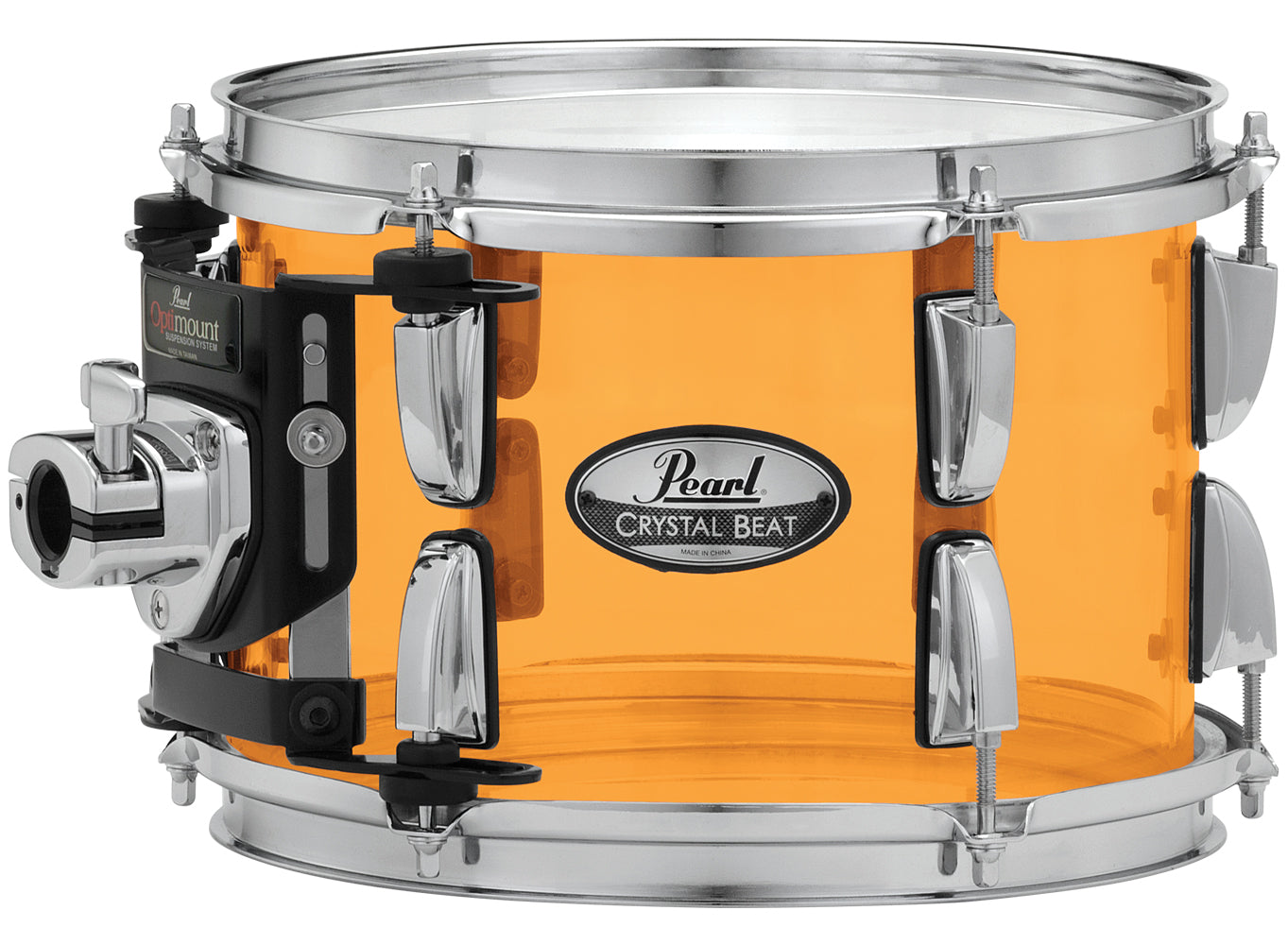 Pearl Crystal Beat 12"x8" Tom TANGERINE GLASS CRB1208T/C732