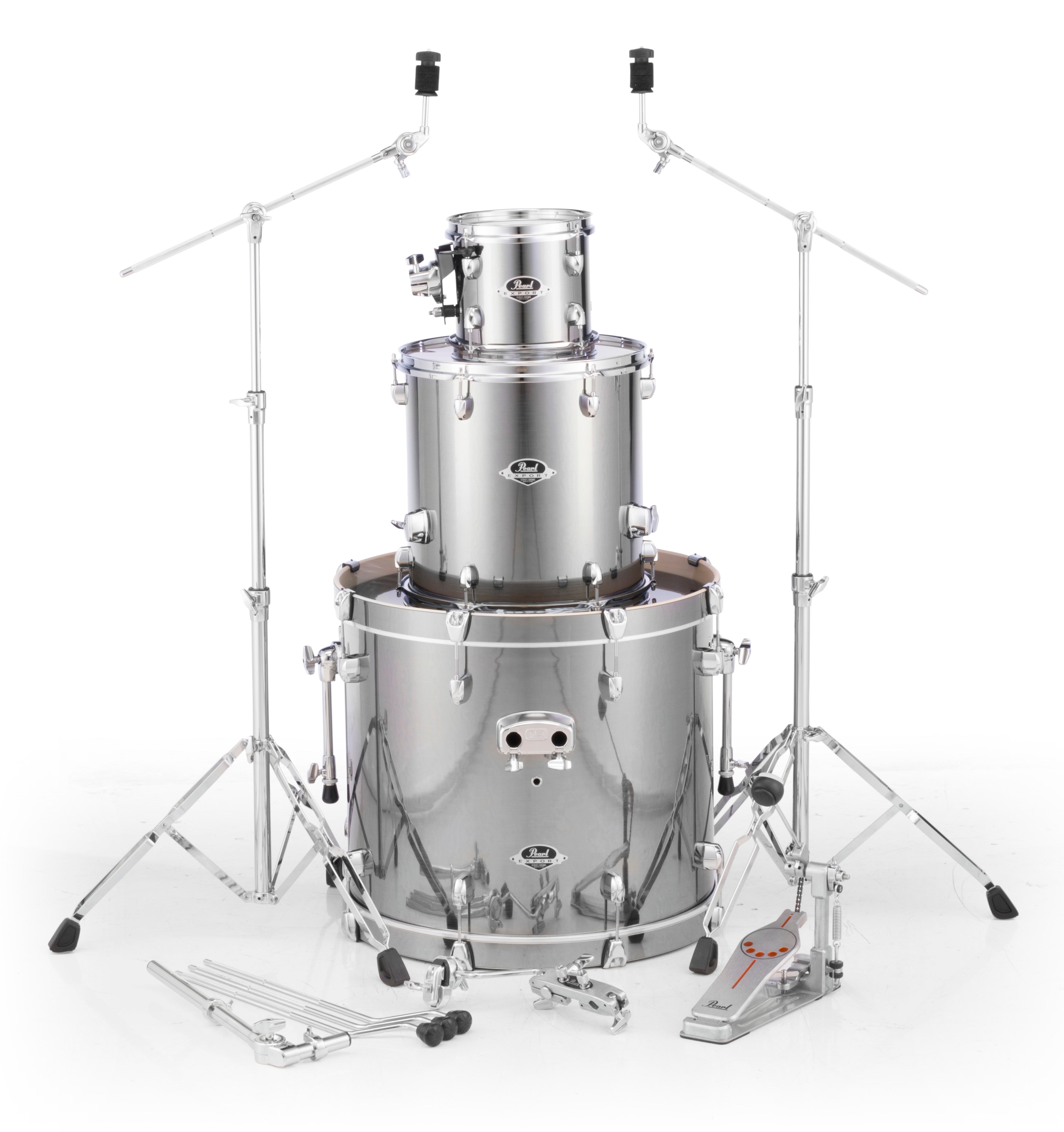 【整備済完動品】PearlⅢ Pearl Export 3pc. Add-On Pack w/Hardware Pack SMOKEY CHROME EXX22