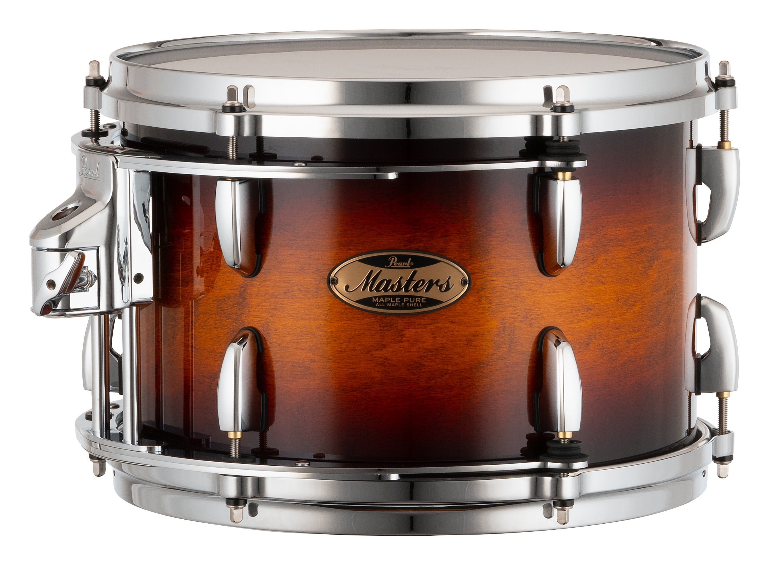 Pearl Masters Maple Pure 12"x8" Tom - R2 Air Tom Suspension System w/GyroLock-L Bracket  VINTAGE TOBACCO BURST MP4P1208TL/C342