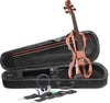 STAGG 4/4 electric violin set with violinburst colour, soft case and headphones EVN X-4/4 VBR