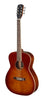J.N GUITARS Dark cherryburst acoustic auditorium guitar with solid spruce top, left-handed, Bessie series BES-A DCB LH