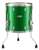 Pearl Music City Custom 16"x16" Reference Series Floor Tom GREEN GLASS RF1616F/C446