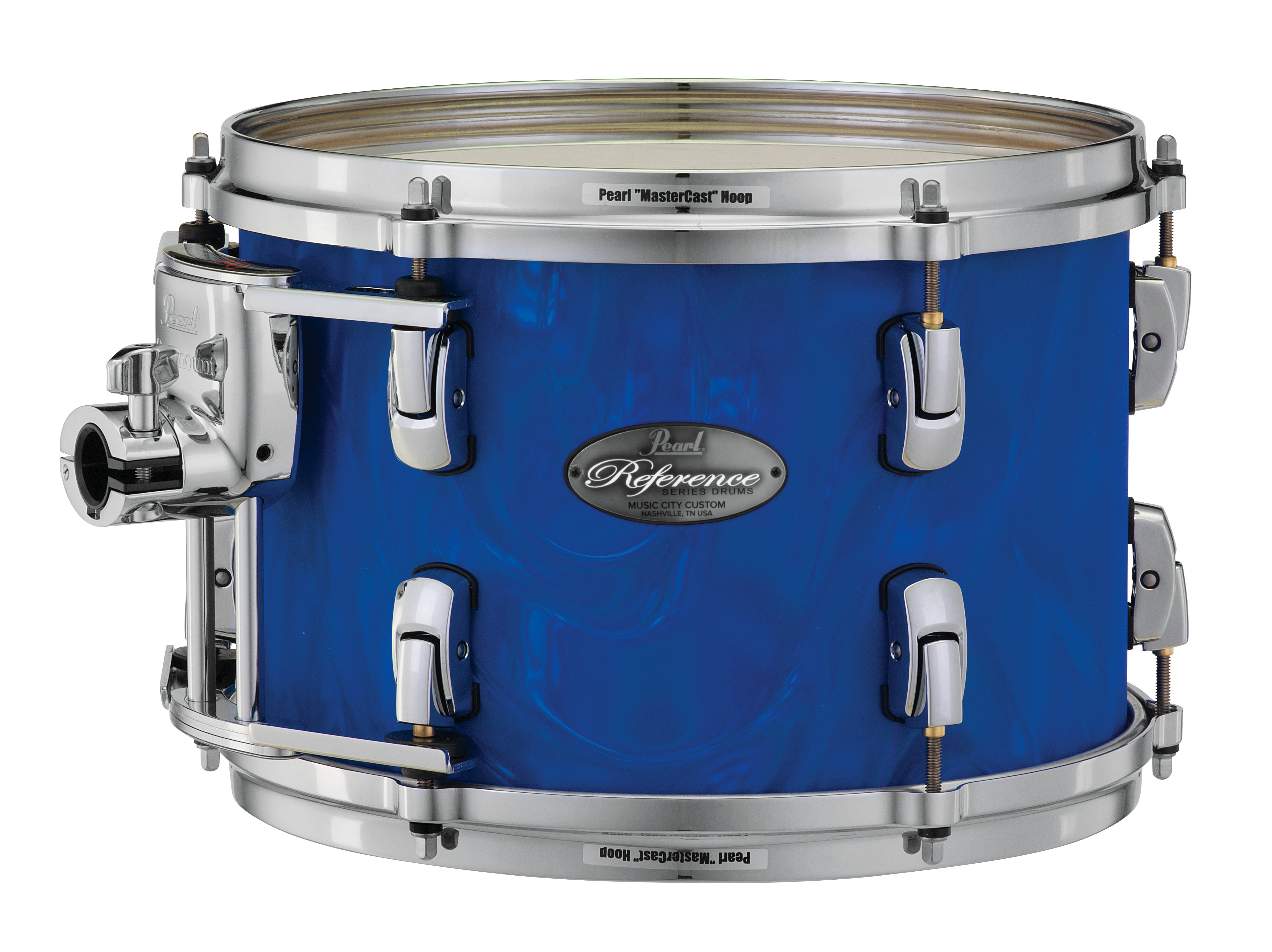 Pearl Music City Custom 10"x10" Reference Series Tom BLUE SATIN MOIRE RF1010T/C721