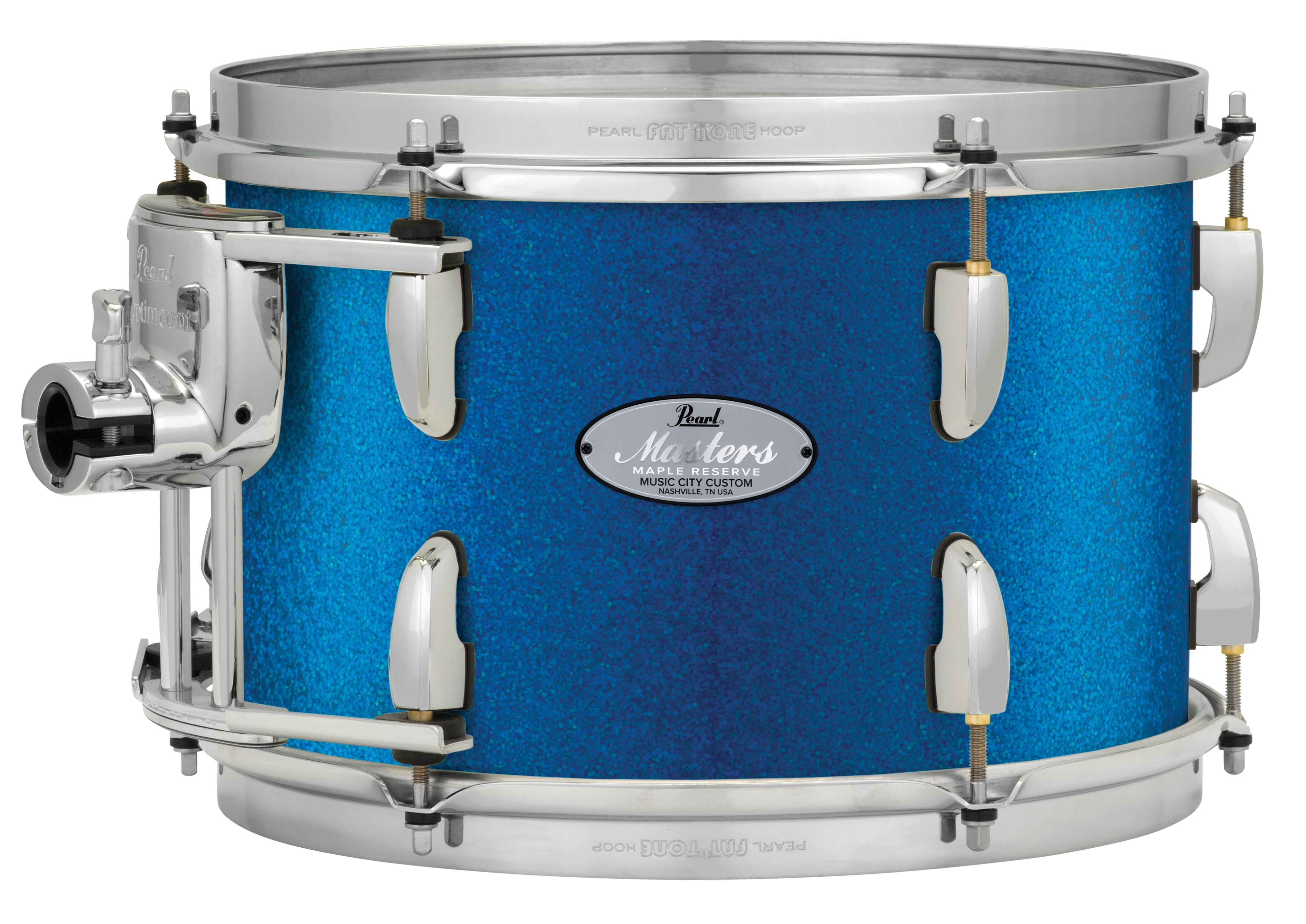 Pearl Music City Custom 12"x10" Masters Maple Reserve Series Tom w/optimount VINTAGE BLUE SPARKLE MRV1210T/C424