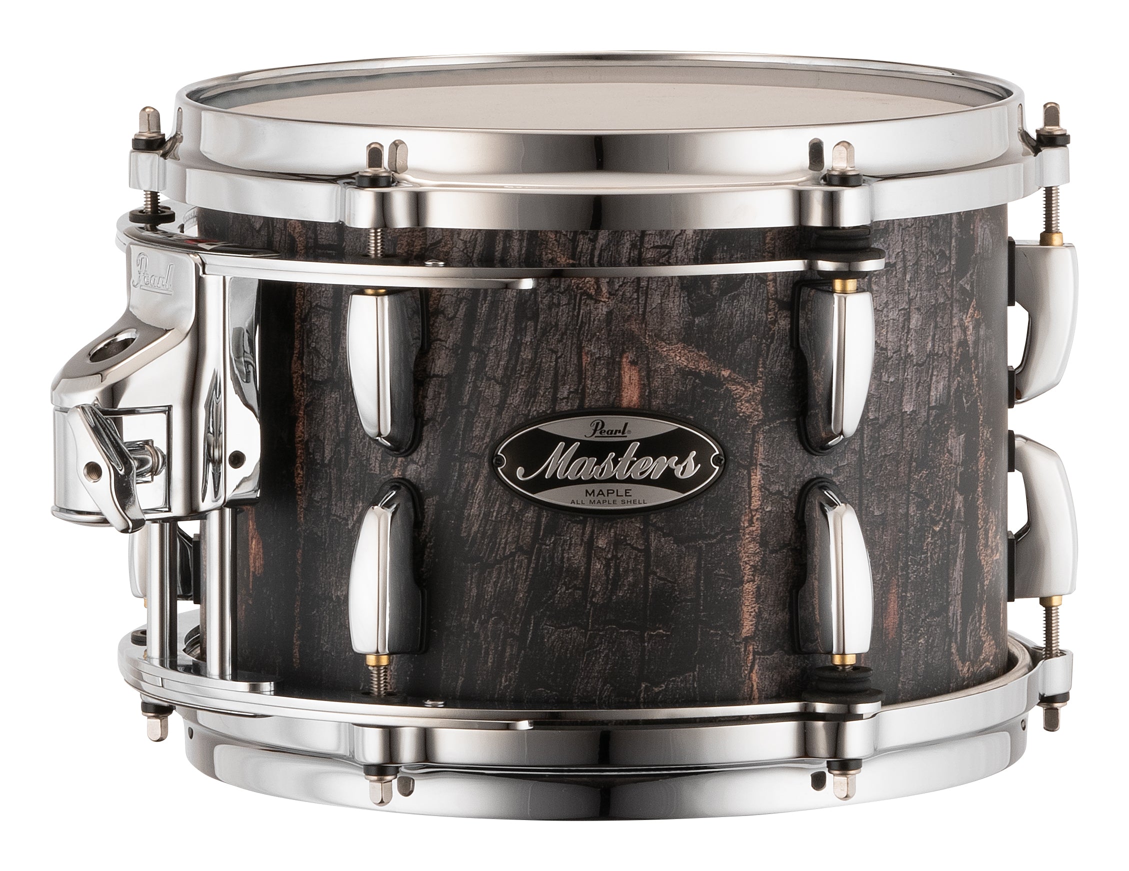 Pearl Masters Maple 8"x7" Tom - R2 Air Tom Suspension System w/GyroLock-L Bracket  SATIN CHARRED OAK MM6C1007TL/C824