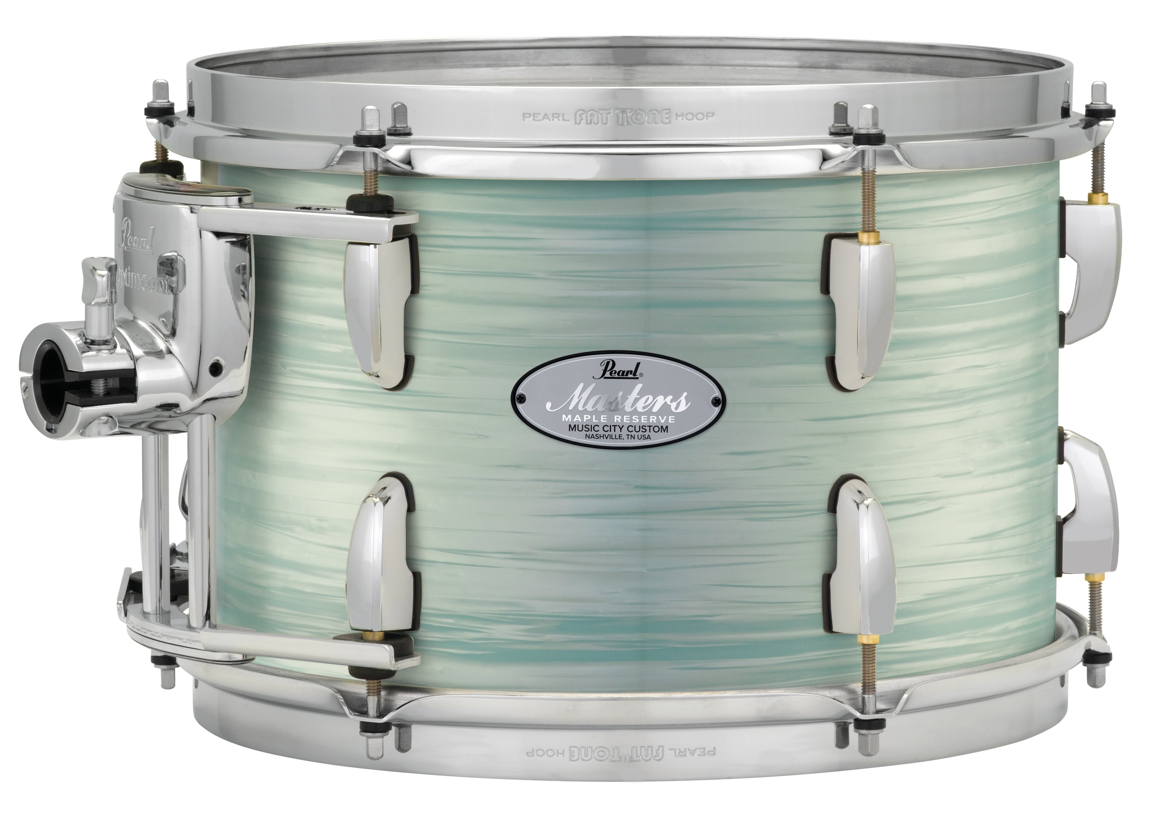 Pearl Music City Custom 8"x7" Masters Maple Reserve Series Tom w/optimount ICE BLUE OYSTER MRV0807T/C414
