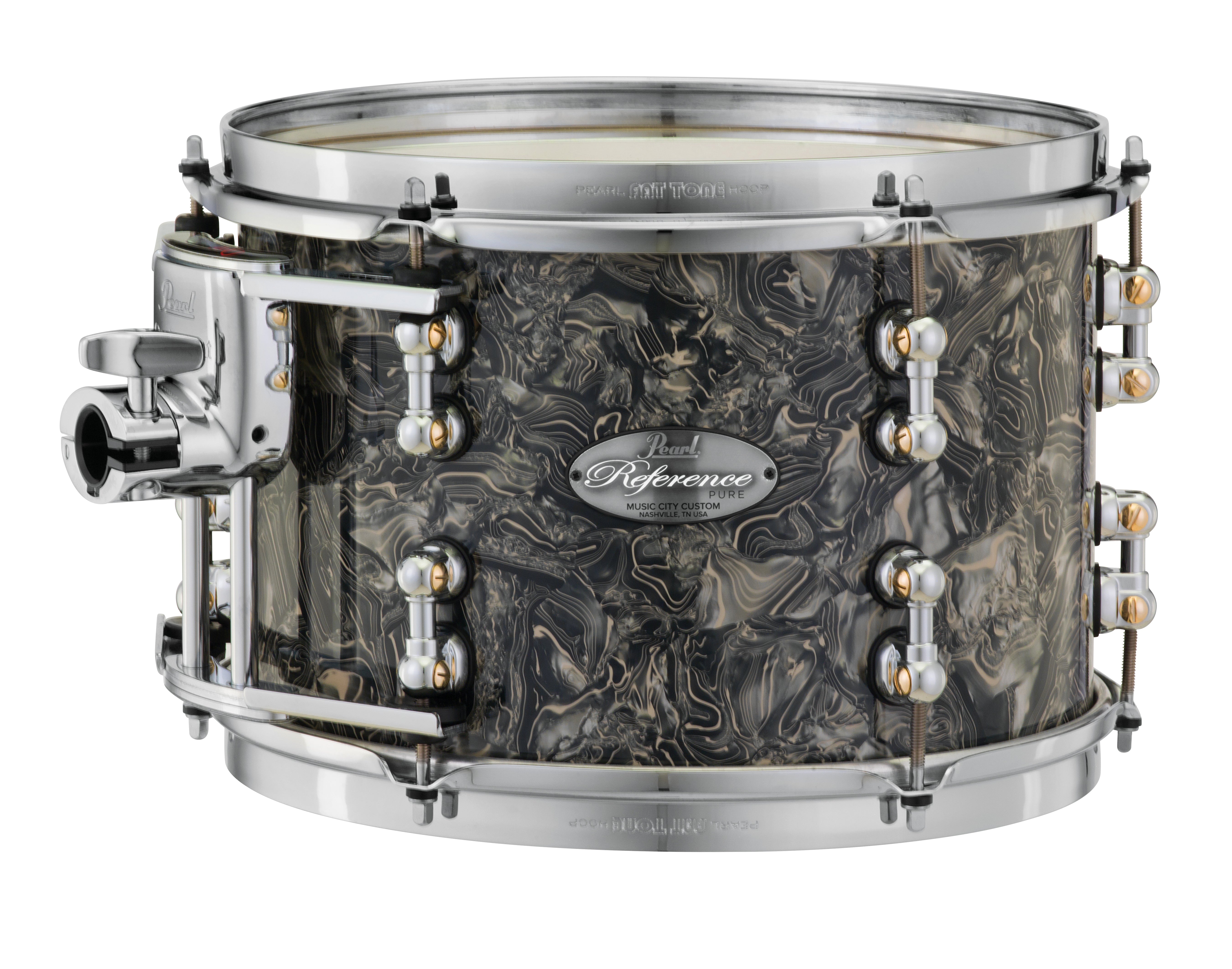Pearl Music City Custom 13"x10" Reference Pure Series Tom PEWTER ABALONE RFP1310T/C417