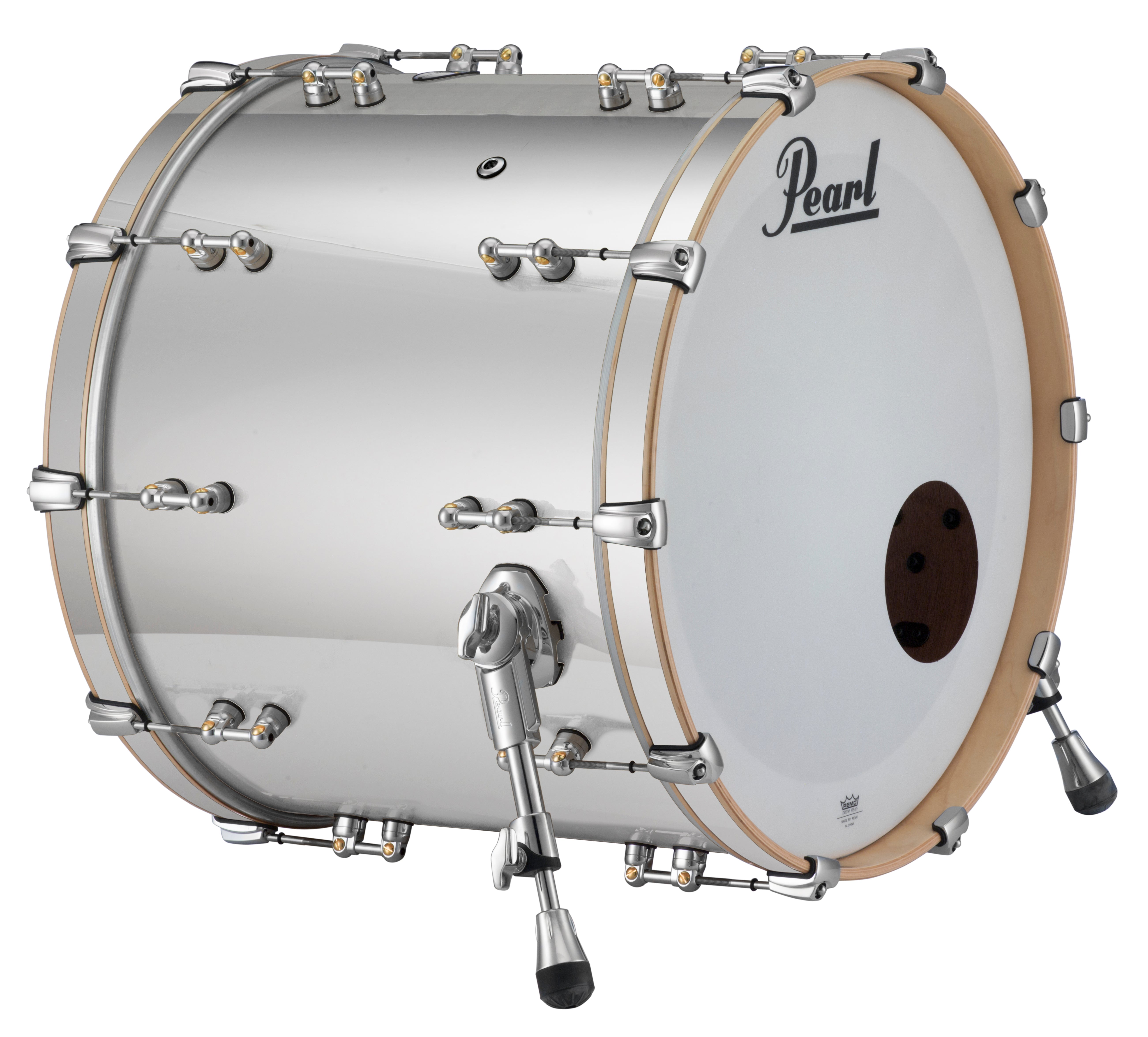 Pearl Music City Custom Reference Pure 22"x18" Bass Drum MIRROR CHROME RFP2218BX/C426