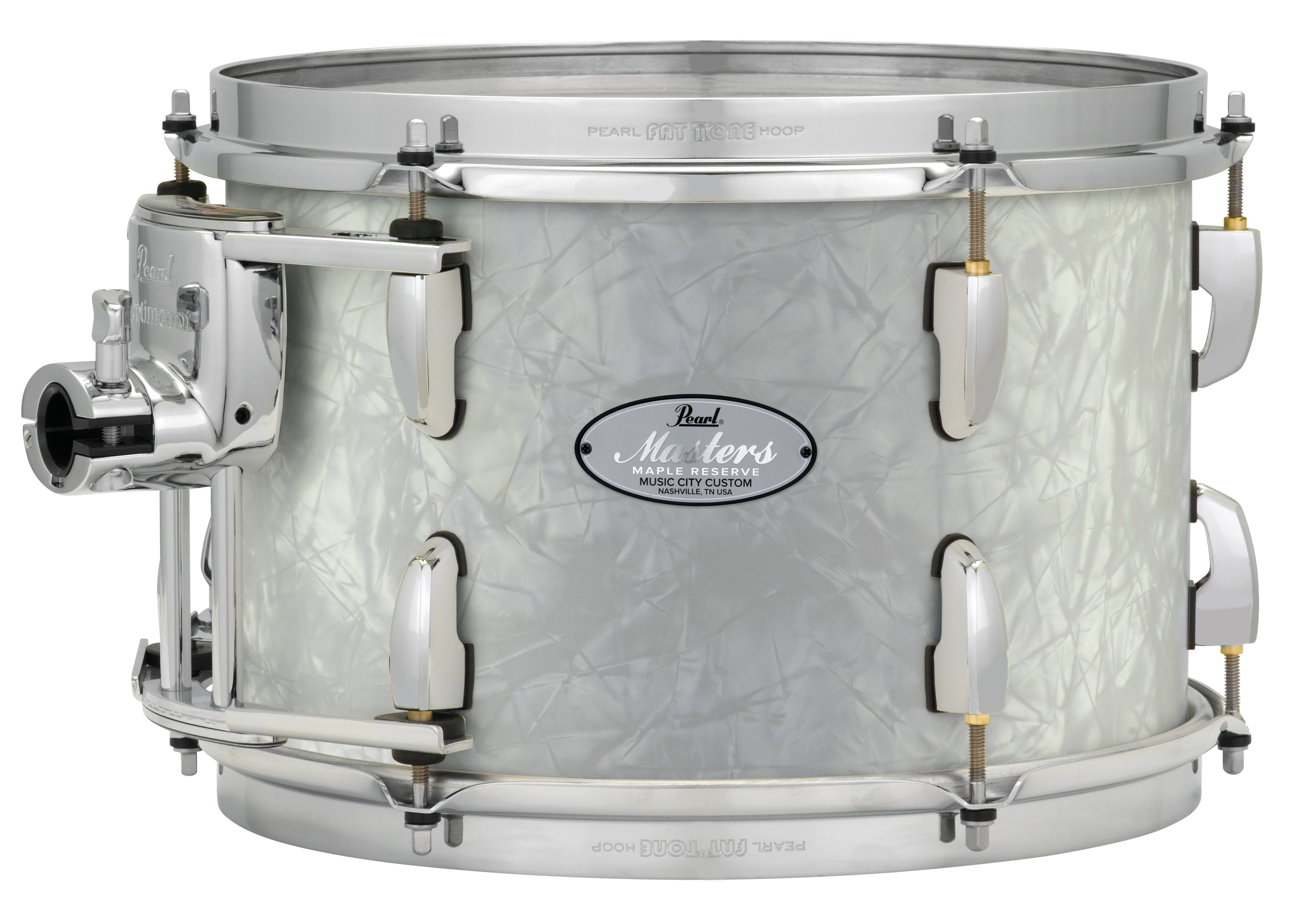 Pearl Music City Custom 12"x9" Masters Maple Reserve Series Tom w/optimount MATTE WHITE MARINE PEARL MRV1209T/C422