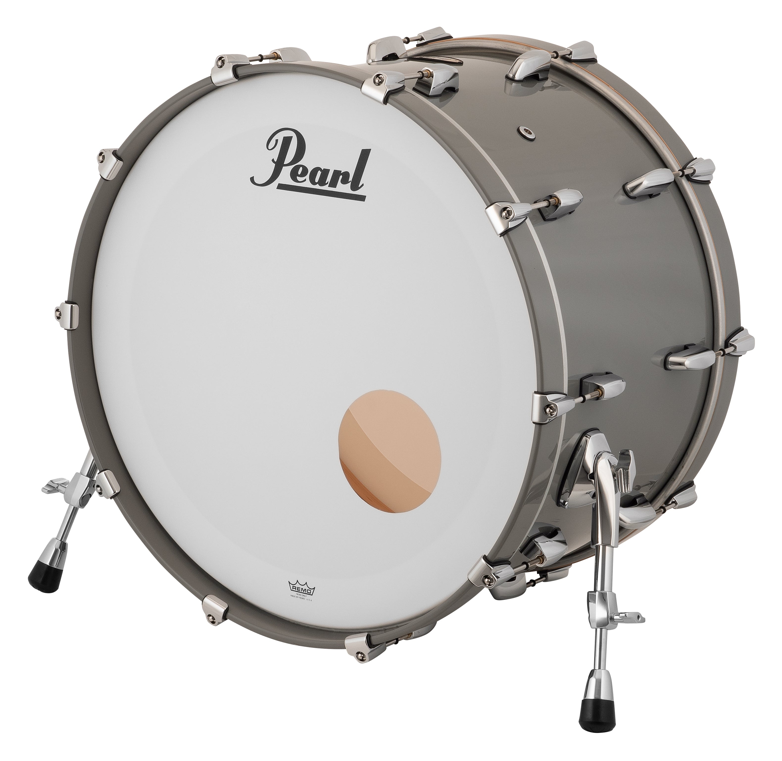 Pearl Masters Maple Pure 24"x14" Bass Drum  PUTTY GREY MP4P2414BX/C859