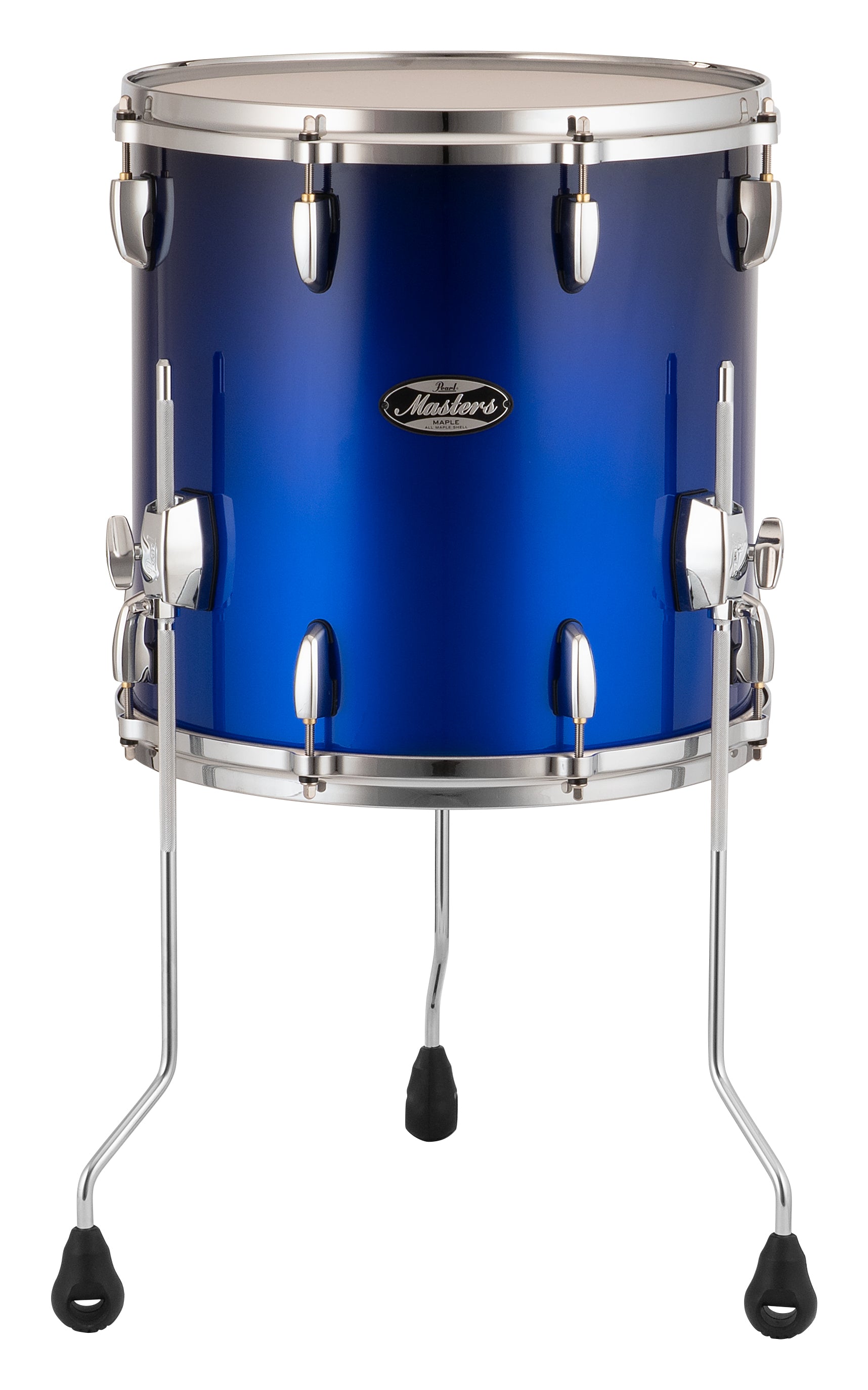 Pearl Masters Maple 14"x14" Floor Tom #858 KOBALT BLUE FADE METALLIC MM6C1414F/C858
