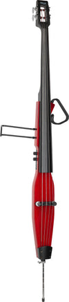 STAGG 3/4 electric double bass with gigbag, transparent red EDB-3/4 TR