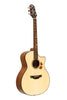 CRAFTER Anniversary series, mahogany cutaway grand auditorium acoustic-electric guitar with solid spruce top AL G-MAHO CE