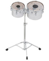 Pearl PRESIDENT DELUXE CONCERT TOM SET 8/10 W/CT950 #450 SILVER SPARKLE PSD0810P/C450