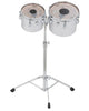 Pearl PRESIDENT DELUXE CONCERT TOM SET 8/10 W/CT950 #450 SILVER SPARKLE PSD0810P/C450