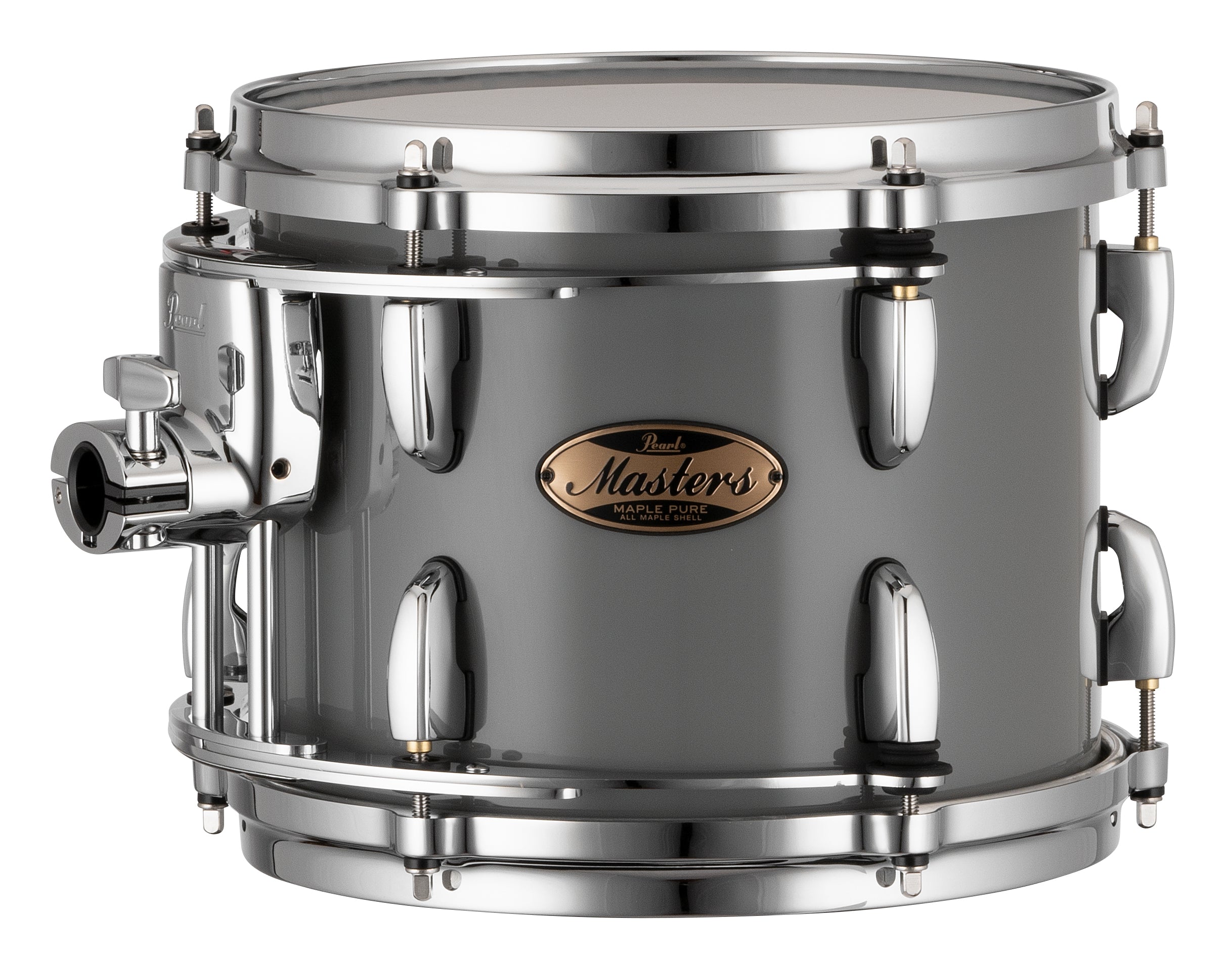Pearl Masters Maple Pure 12"x8" Tom - R2 Air Tom Suspension System w/Standard Bracket  PUTTY GREY MP4P1208TS/C859