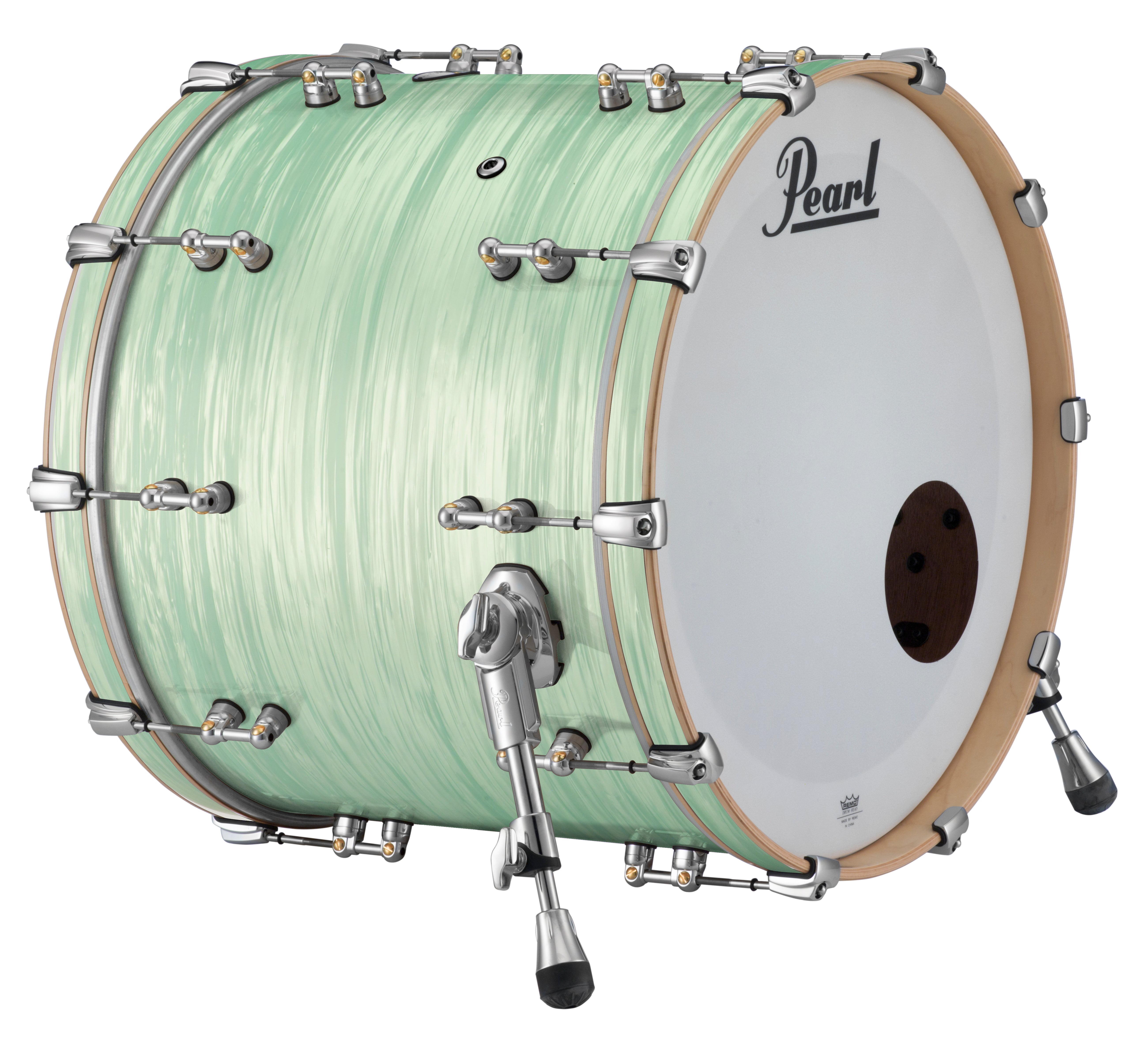Pearl Music City Custom Reference Pure 24"x14" Bass Drum w/BB3 Mount, #414 Ice Blue Oyster  ICE BLUE OYSTER RFP2414BB/C414