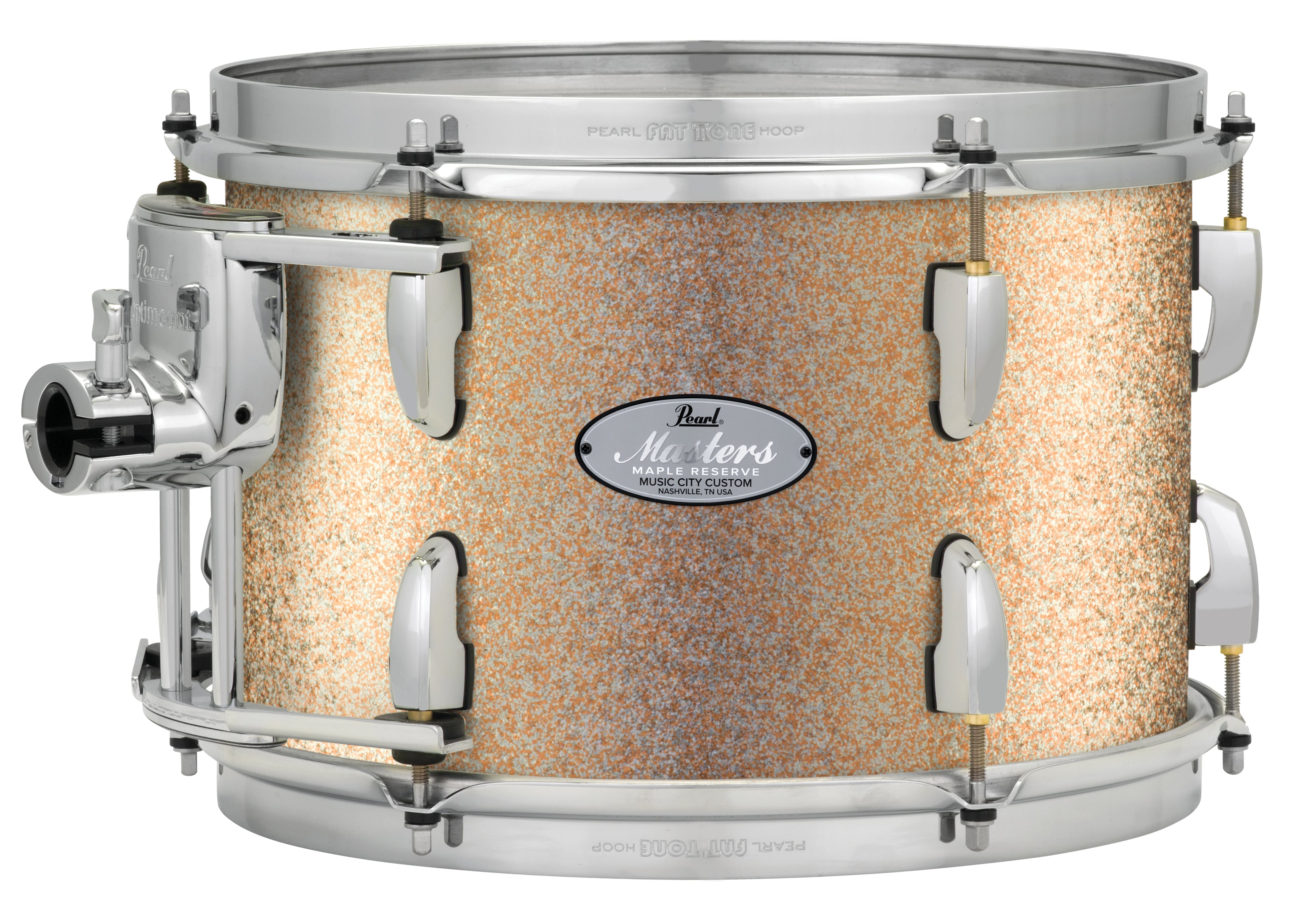 Pearl Music City Custom 8"x8" Masters Maple Reserve Series Tom w/optimount BRIGHT CHAMPAGNE SPARKLE MRV0808T/C427