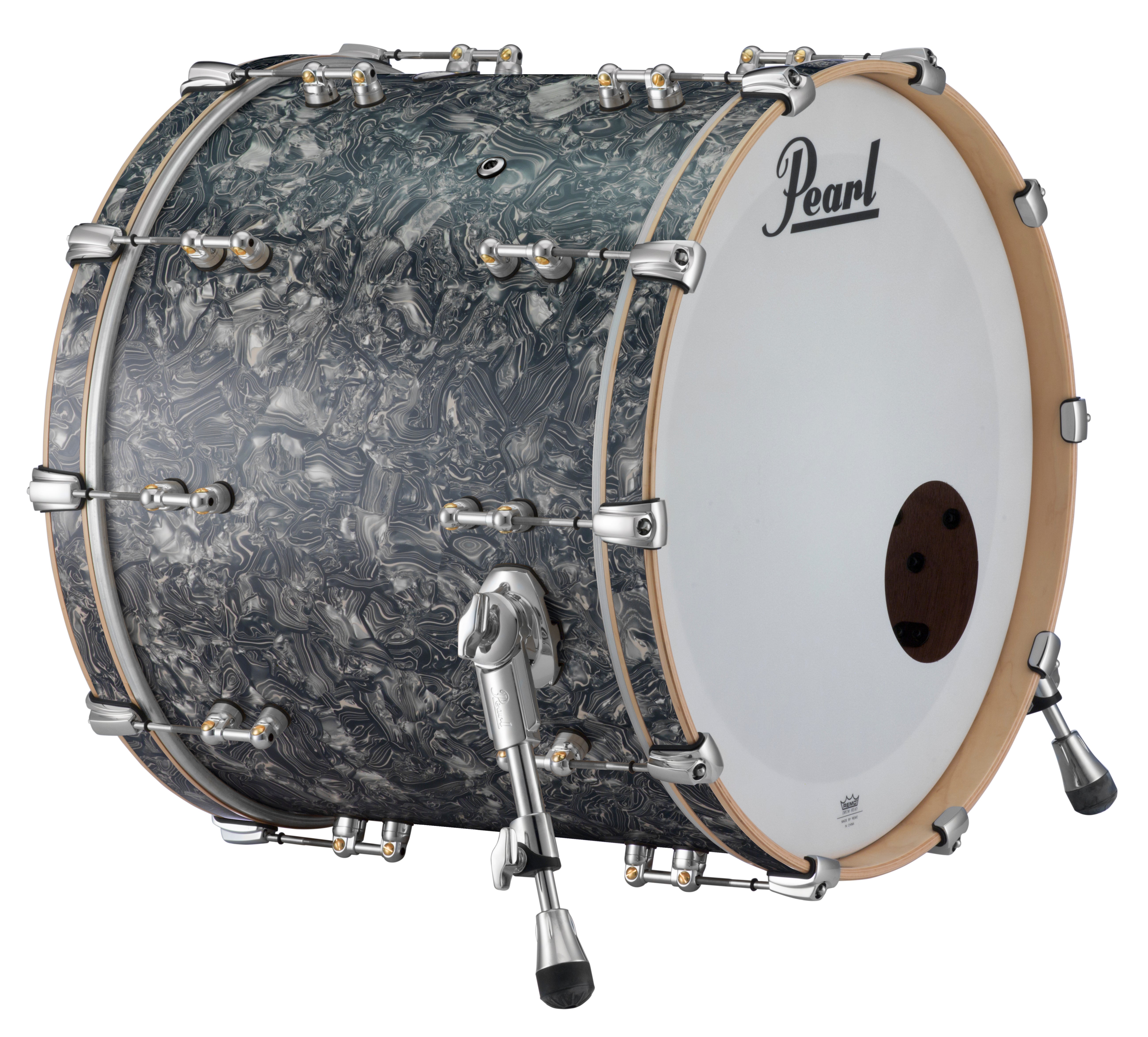 Pearl Music City Custom Reference Pure 20"x14" Gong Drum PEWTER ABALONE RFP2014G/C417