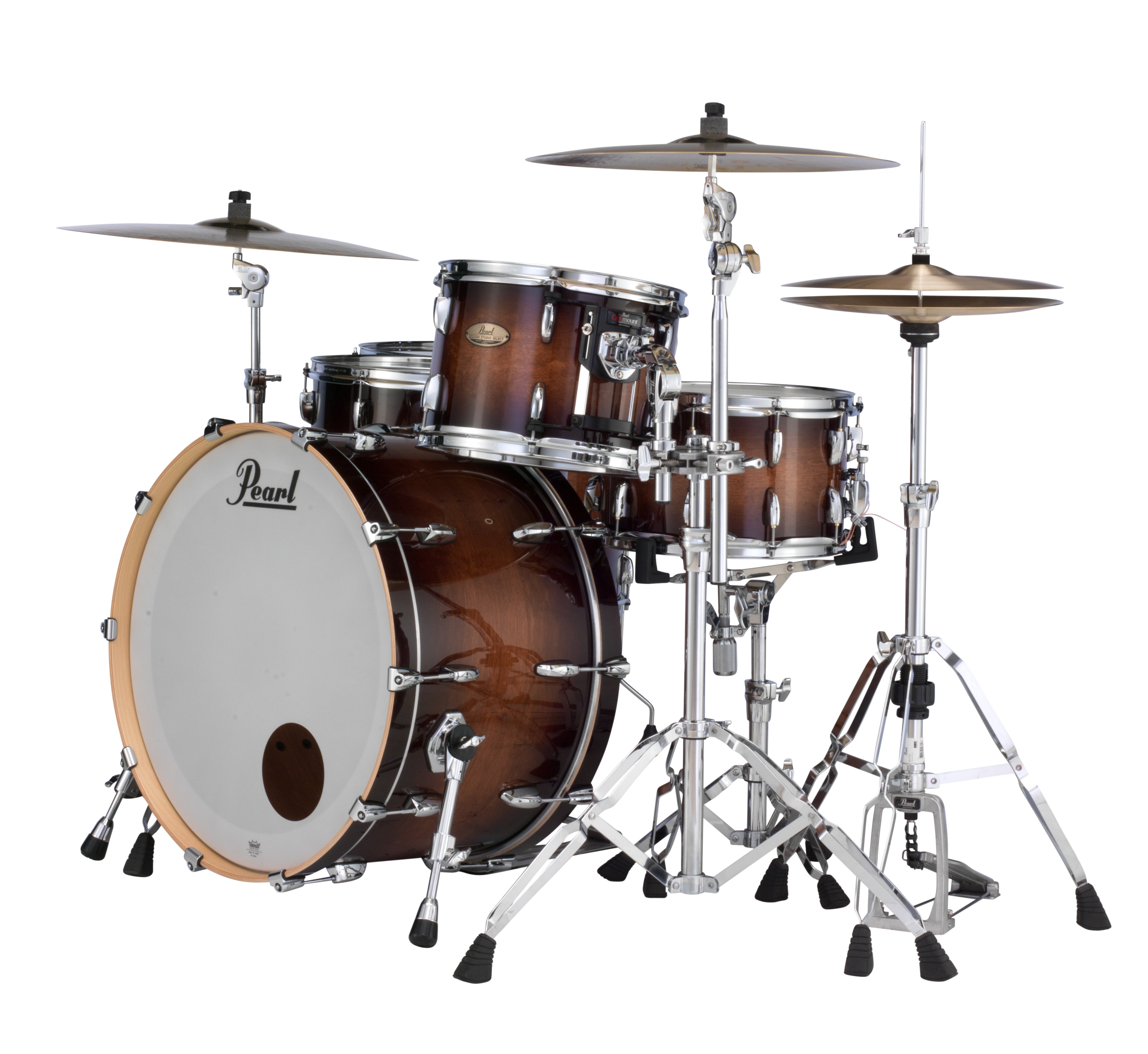 Pearl Session Studio Select 13"x9" Tom w/optimount GLOSS BARNWOOD BROWN STS1309T/C314