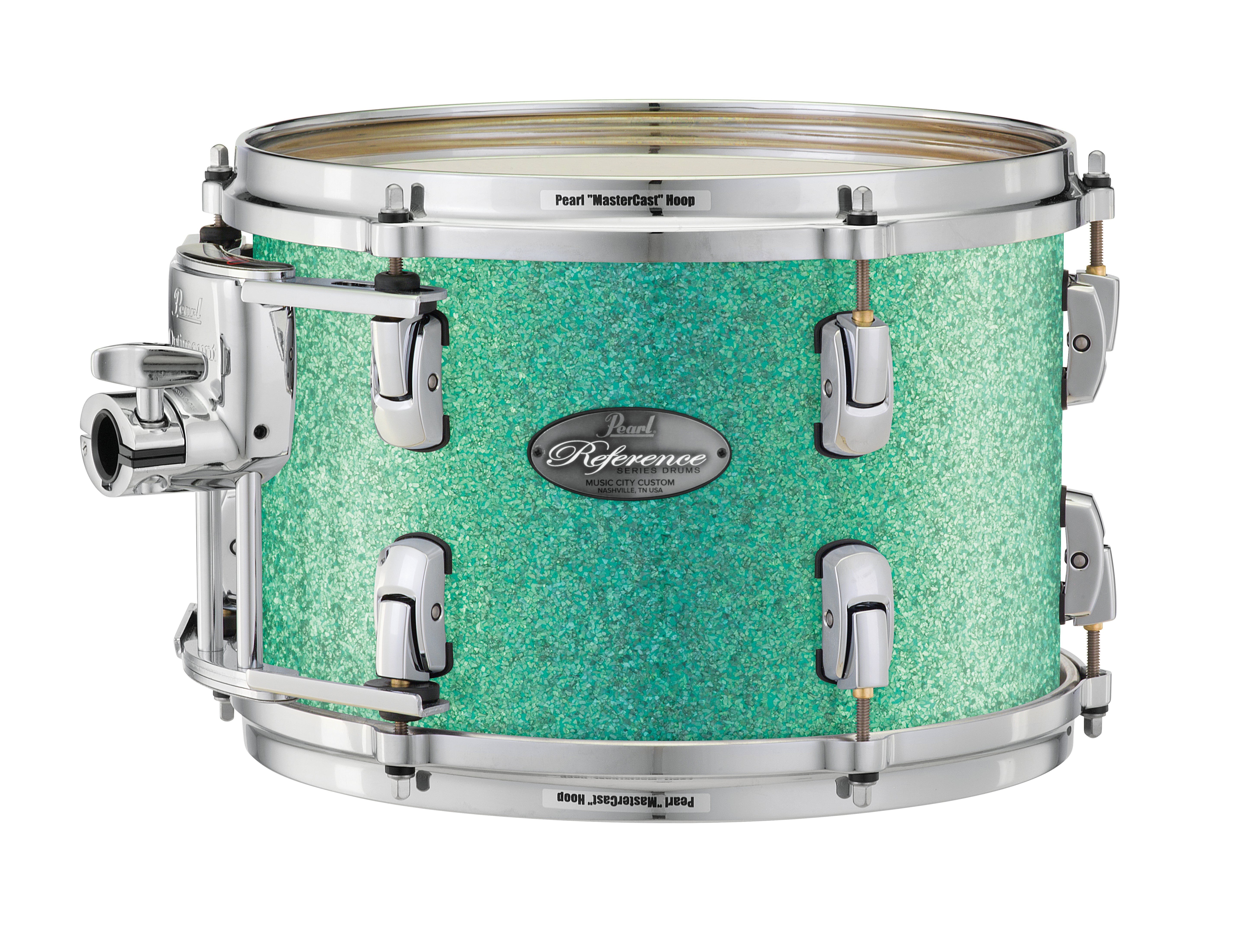 Pearl Music City Custom 8"x7" Reference Series Tom TURQUOISE GLASS RF0807T/C413