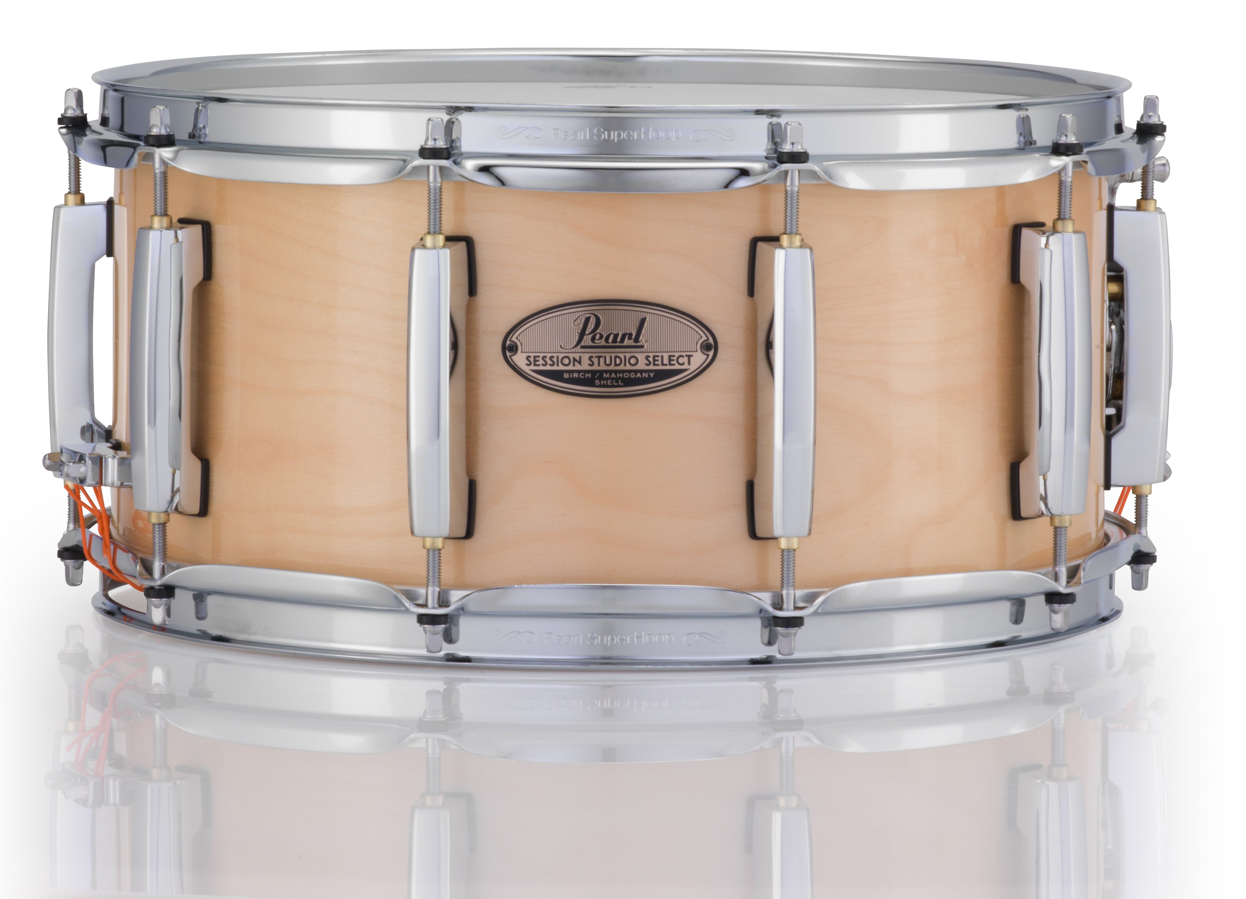 Pearl Session Studio Select 14"x6.5" Snare Drum NATURAL BIRCH STS1465S/C112