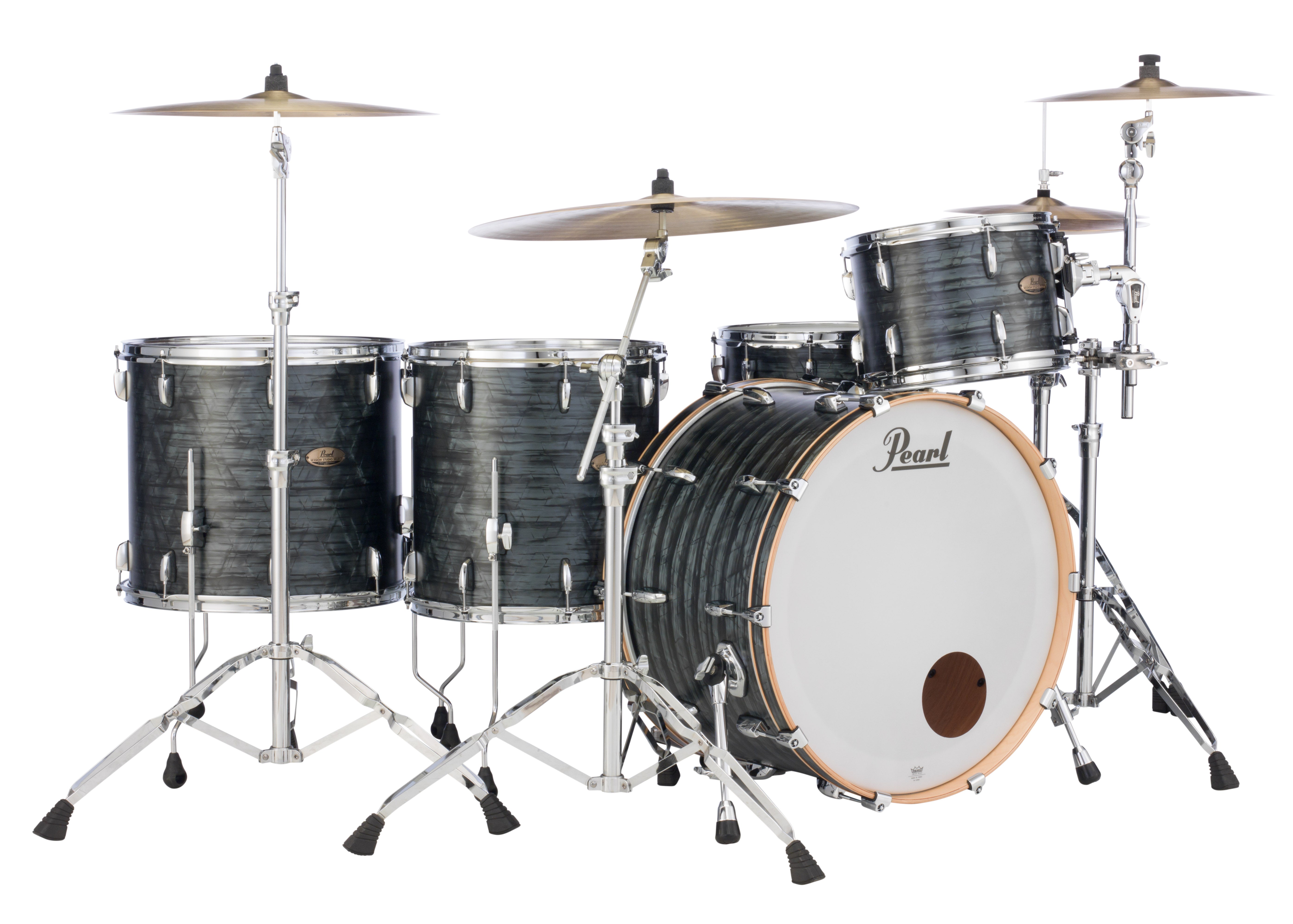 Pearl Session Studio Select 22"x16" Bass Drum MOLTEN MATTE BLACK PEARL STS2216BX/C762