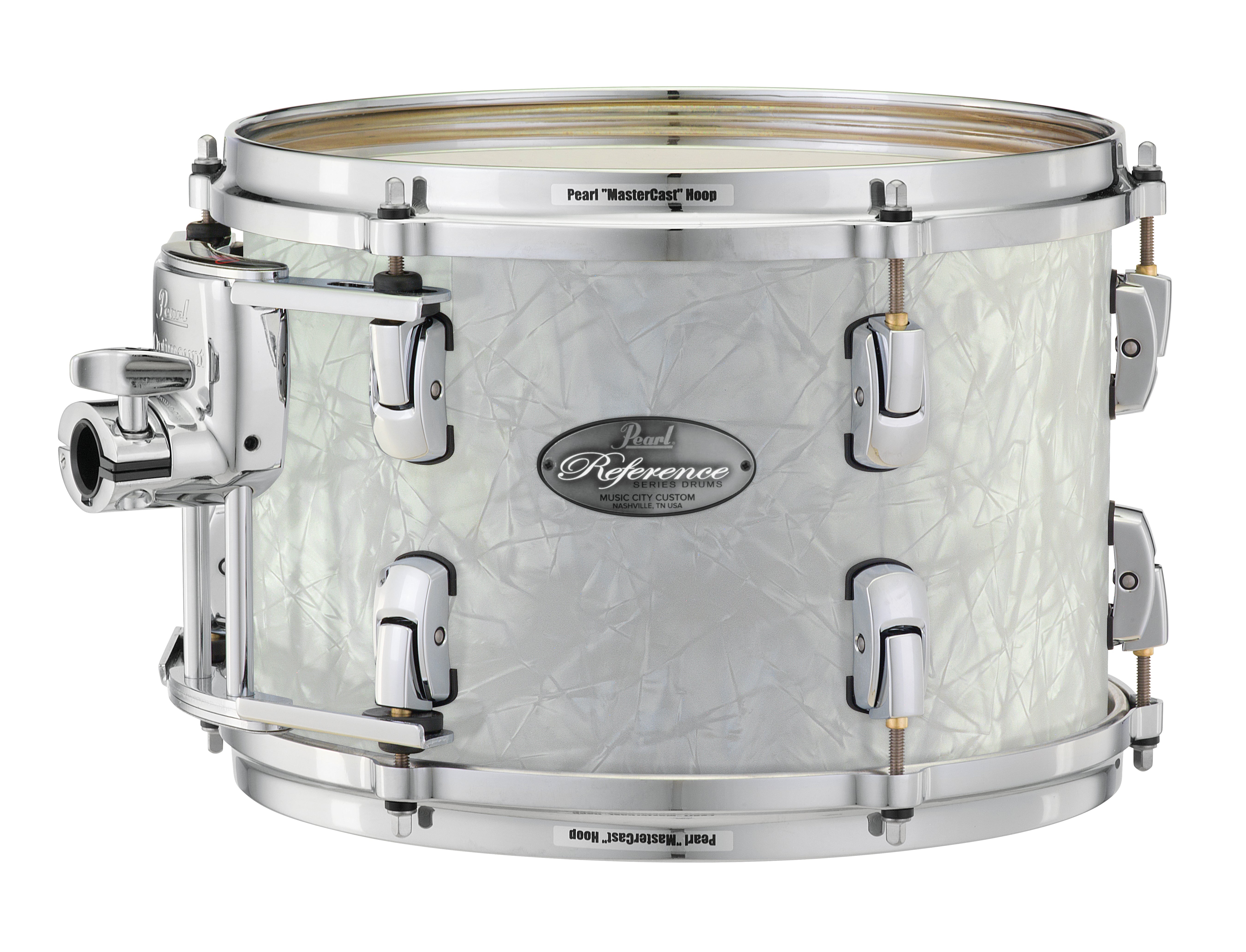 Pearl Music City Custom 13"x9" Reference Series Tom MATTE WHITE MARINE PEARL RF1309T/C422