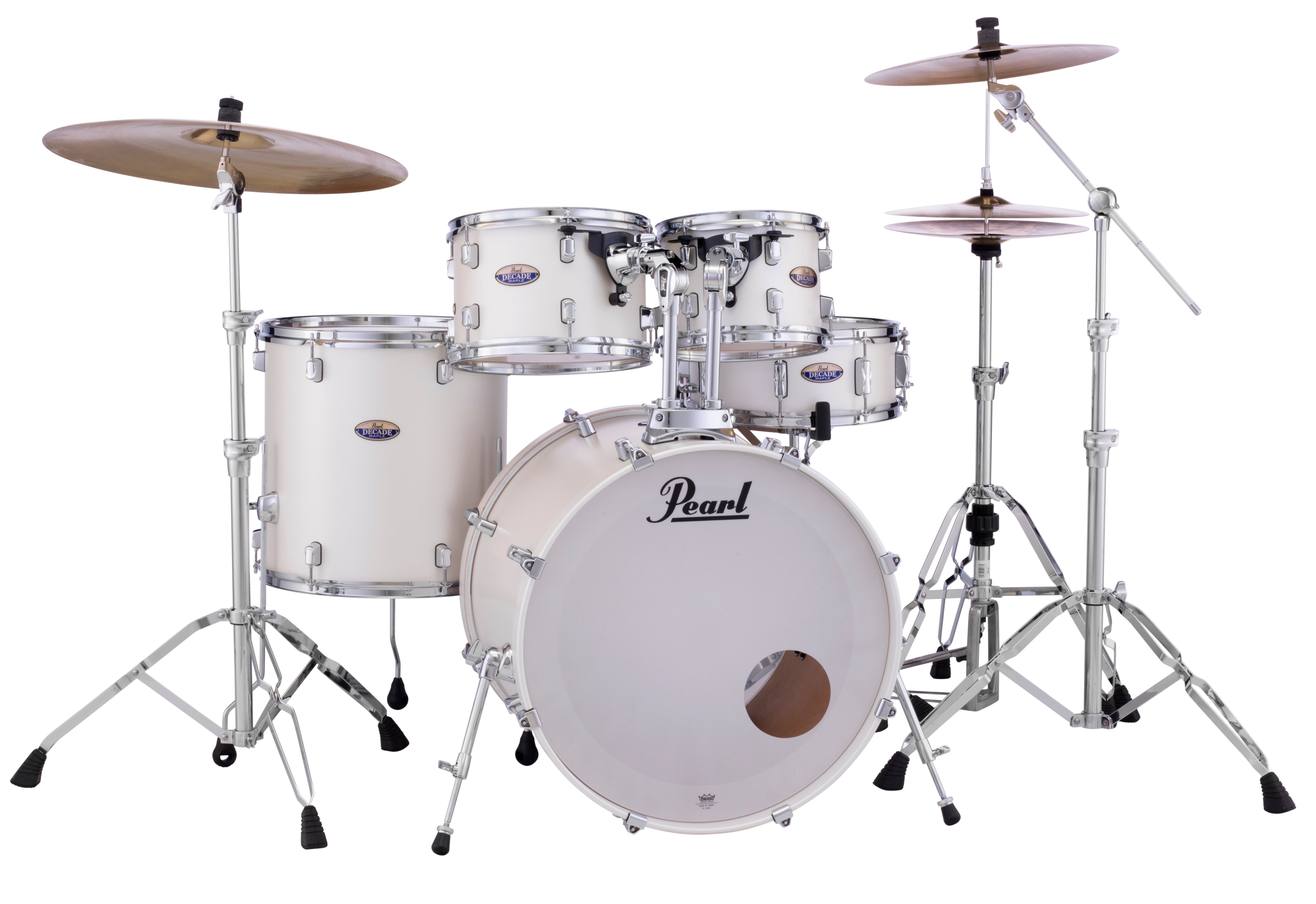 Pearl Decade Maple 5-pc. Shell Pack WHITE SATIN PEARL DMP925SP/C229