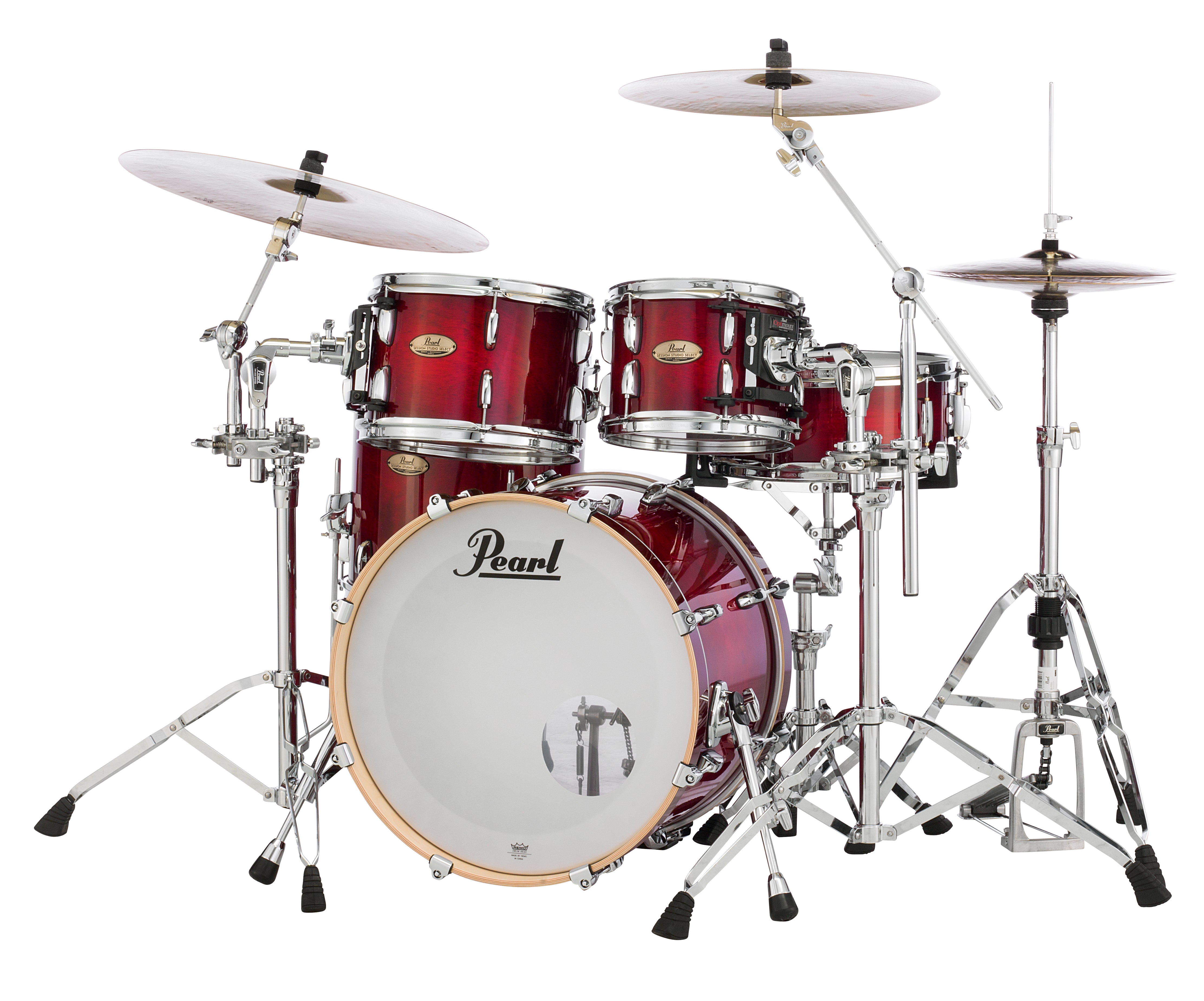 Pearl Session Studio Select Series 4-piece shell pack ANTIQUE CRIMSON BURST STS904XP/C315
