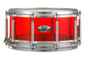 Pearl Crystal Beat 14"x6.5" Free Floating Snare Drum RUBY RED CRB1465/C731