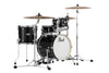 Pearl Midtown Series 4-pc. Shell Pack w/Bag Set BLACK GOLD SPARKLE MDT764PBG/C701