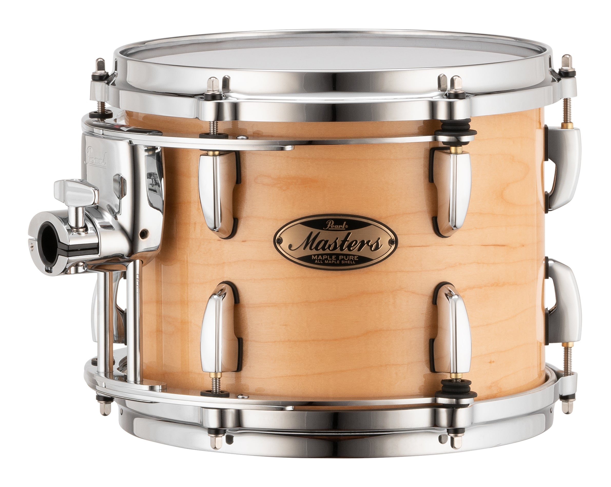 Pearl Masters Maple Pure 10"x8" Tom - R2 Air Tom Suspension System w/Standard Bracket NATURAL MAPLE MP4P1008TS/C102