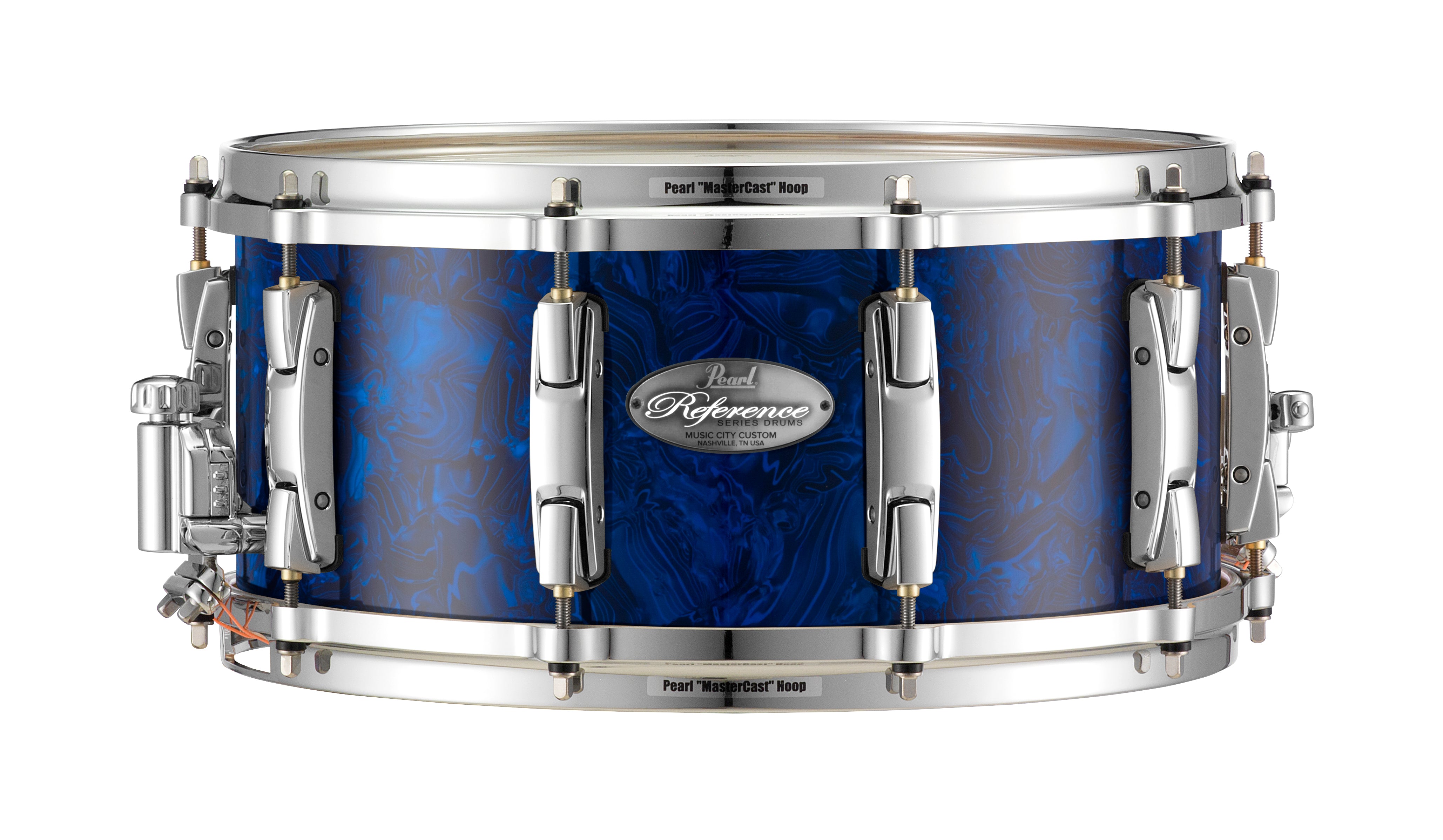 Pearl Music City Custom 13"x6.5" Reference Series Snare BLUE ABALONE RF1365S/C418