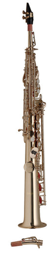 STAGG Bb-Soprano Saxophone, straight body, in ABS case WS-SS225