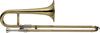 STAGG Bb slide trumpet, ML-bore, body in brass, with soft case LV-TR4905