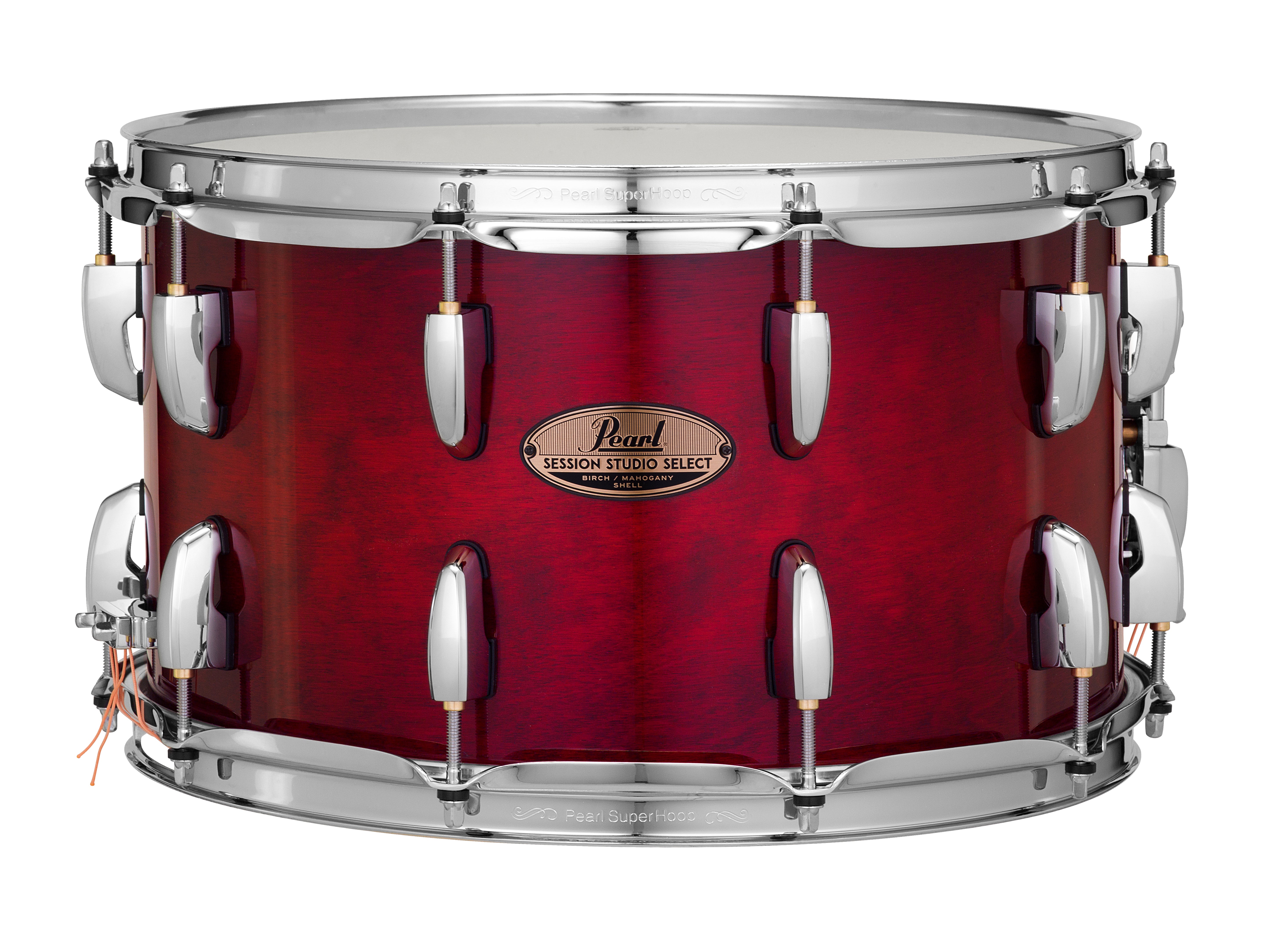 Pearl Session Studio Select 14"x8" Snare Drum ANTIQUE CRIMSON BURST STS1480S/C315