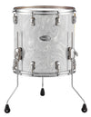 Pearl Music City Custom Reference 18"x16" Floor Tom WHITE SATIN MOIRE RF1816F/C722