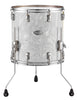 Pearl Music City Custom Reference 18"x16" Floor Tom WHITE SATIN MOIRE RF1816F/C722