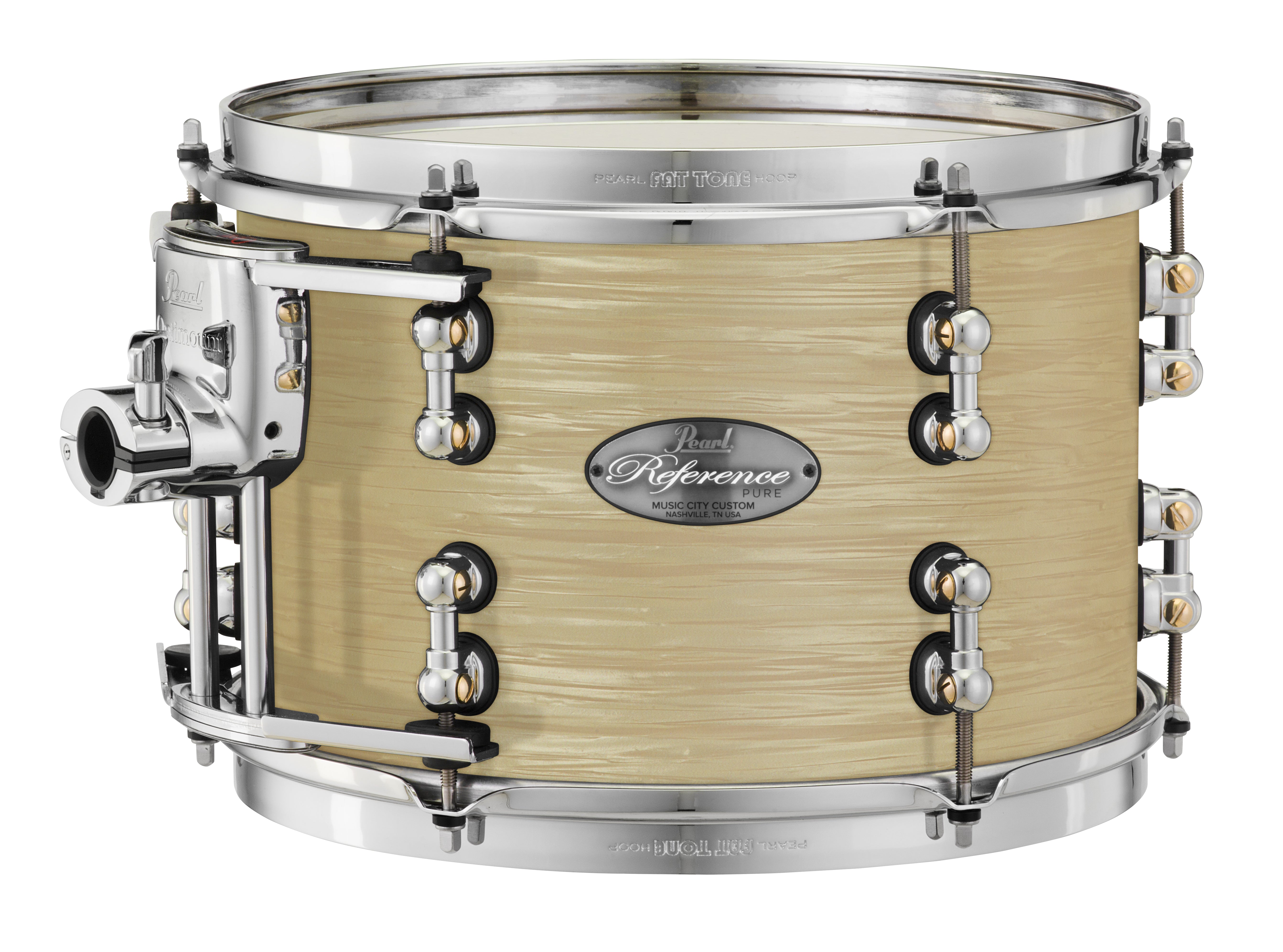 Pearl Music City Custom Reference Pure 22"x20" Bass Drum w/BB3 Mount PLATINUM GOLD OYSTER RFP2220BB/C453