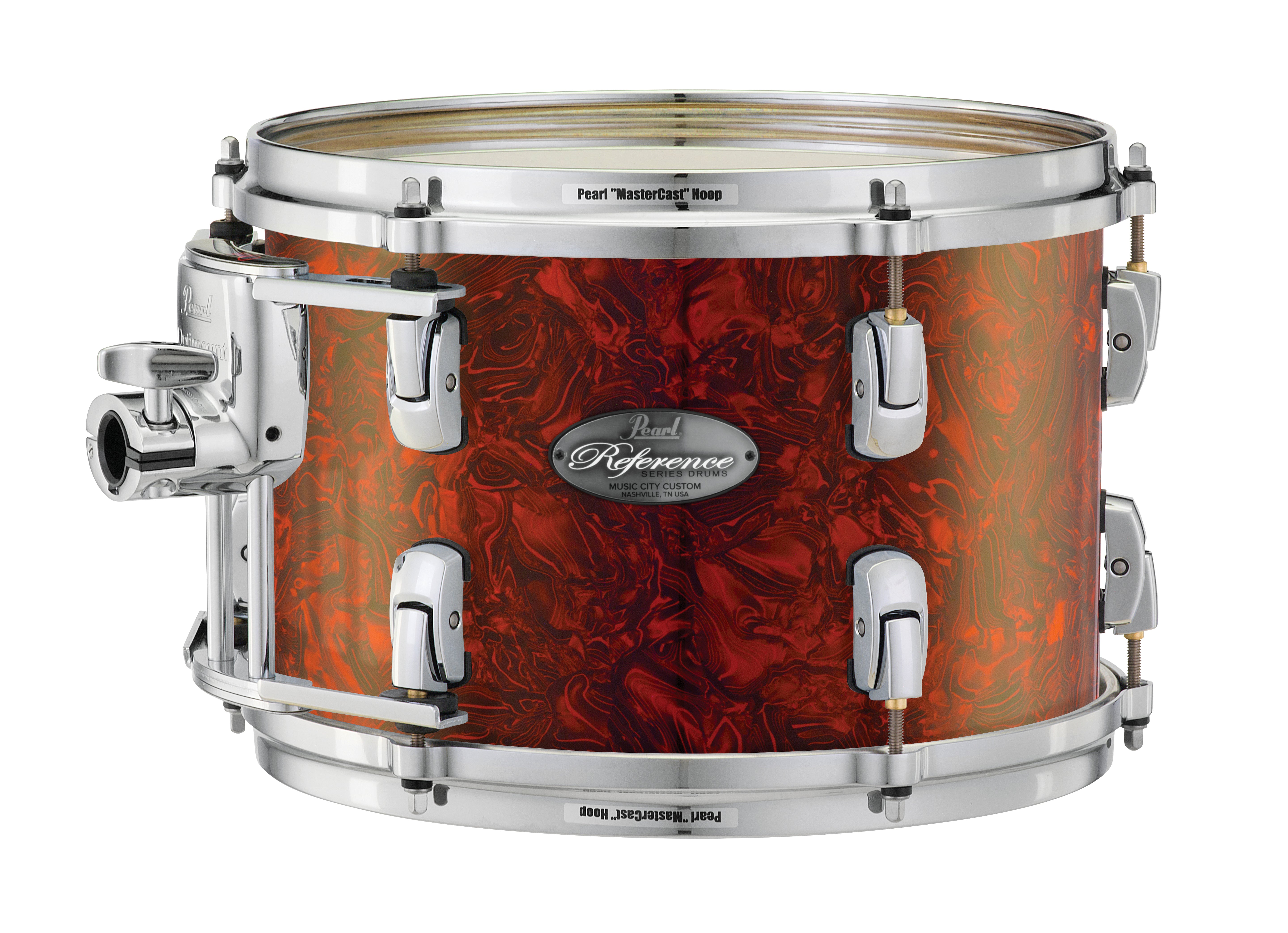 Pearl Music City Custom 12"x10" Reference Series Tom BURNT ORANGE ABALONE RF1210T/C419