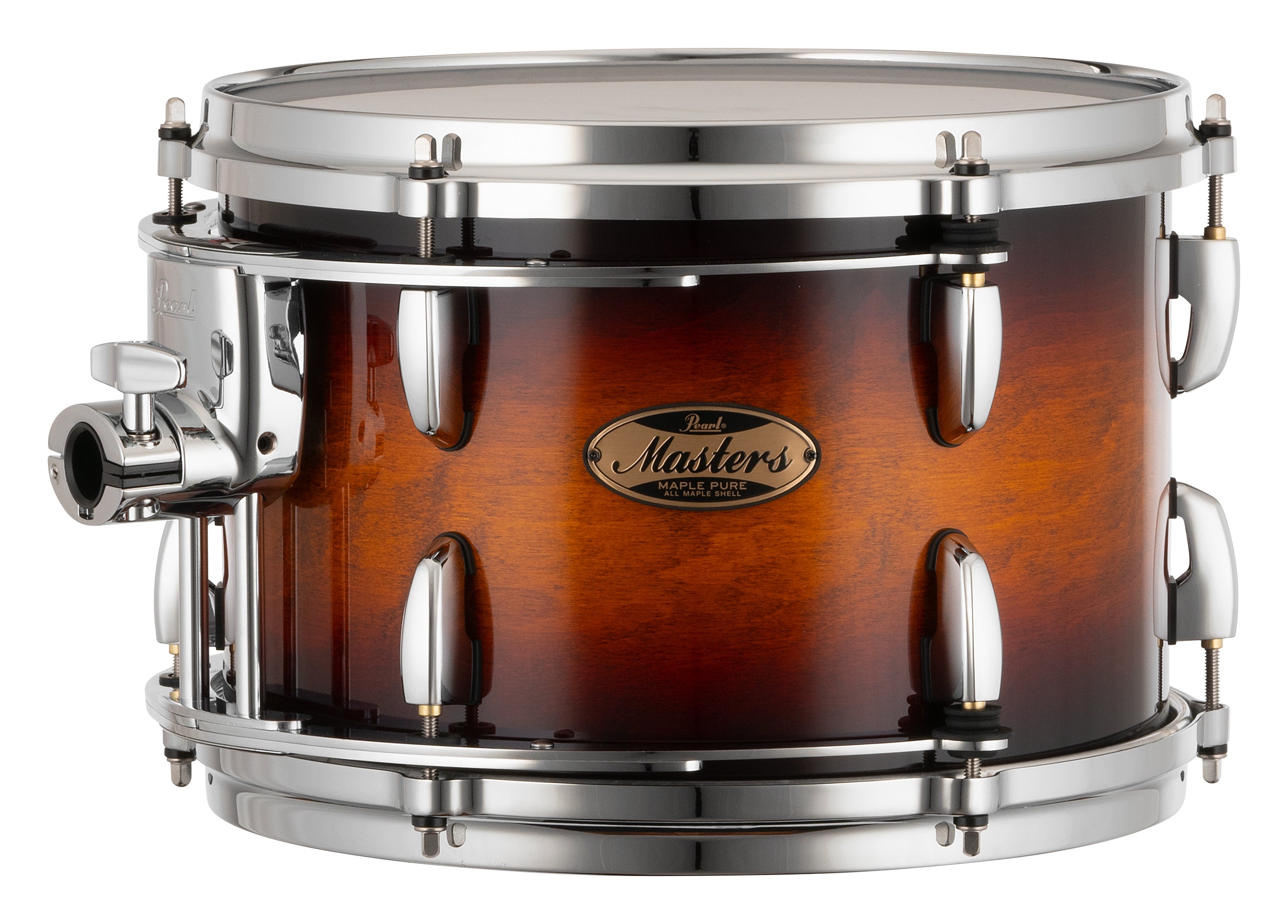 Pearl Masters Maple Pure 12"x8" Tom - R2 Air Tom Suspension System w/Standard Bracket  VINTAGE TOBACCO BURST MP4P1208TS/C342