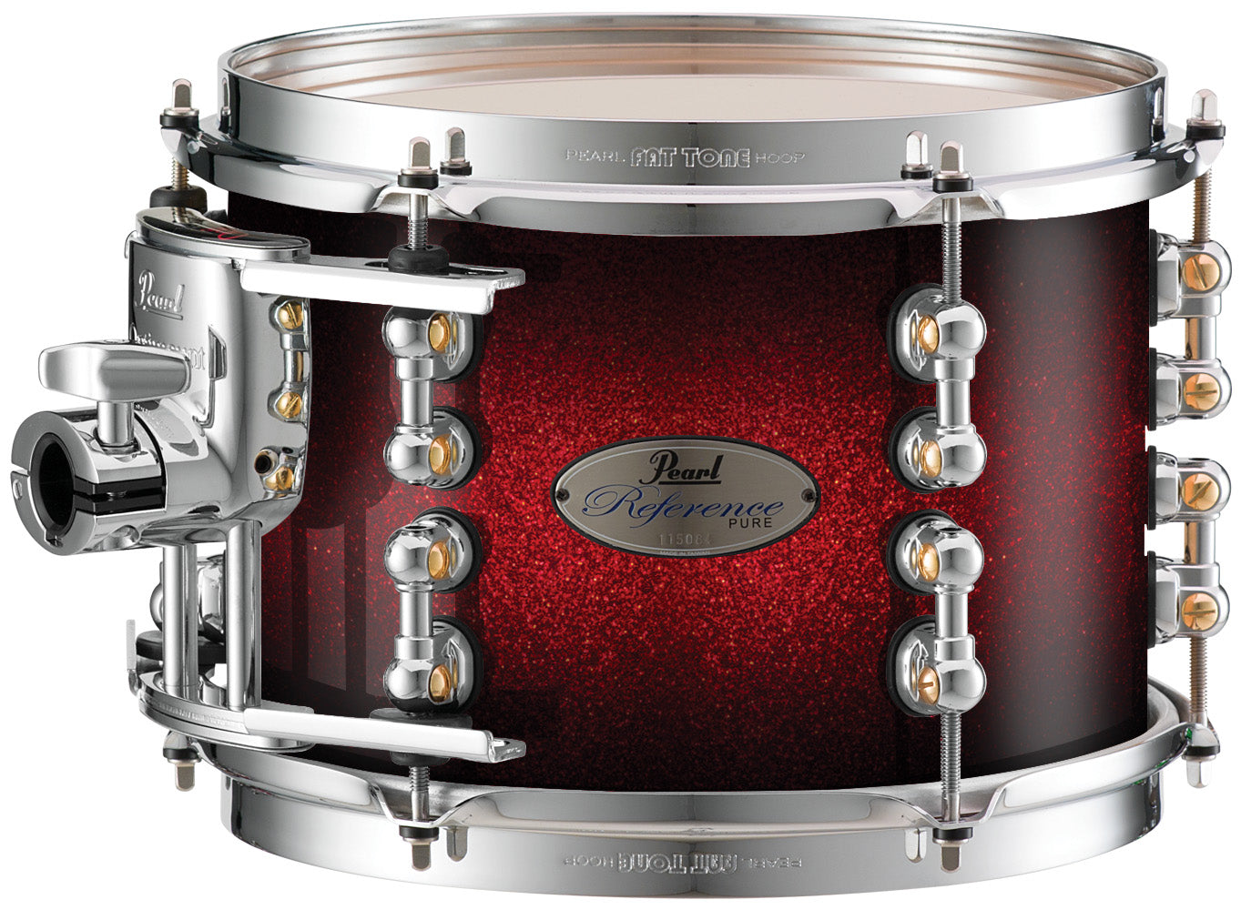 Pearl 22"x18" Reference Pure Series Bass Drum w/o BB3 SCARLET SPARKLE BURST RFP2218BX/C377
