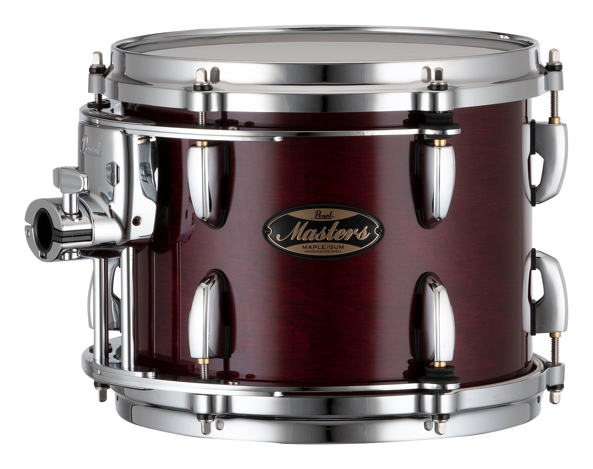 Pearl Masters Maple/Gum 10"x8" Tom - R2 Air Tom Suspension System w/Standard Bracket WINE RED LACQUER MMGP1008TS/C100