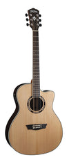 Washburn AG70CE Apprentice Series Grand Auditorium Cutaway Acoustic Electric Guitar AG70CEK-A-U