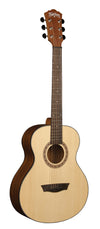Washburn G-Mini 5 Apprentice Series 7/8 Size Acoustic Guitar. Natural AGM5K-A-U