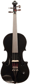 Barcus Berry BAR-AEBK Vibrato AE Series Acoustic-Electric Violin. Piano Black BAR-AEBK-U