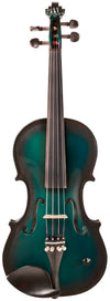 Barcus Berry BAR-AEG Vibrato AE Series Acoustic-Electric Violin. Metallic Green BAR-AEG-U