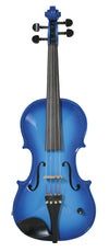 Barcus Berry BAR-AEVB Vibrato AE Series Acoustic-Electric Violin. Blue BAR-AEVB-U